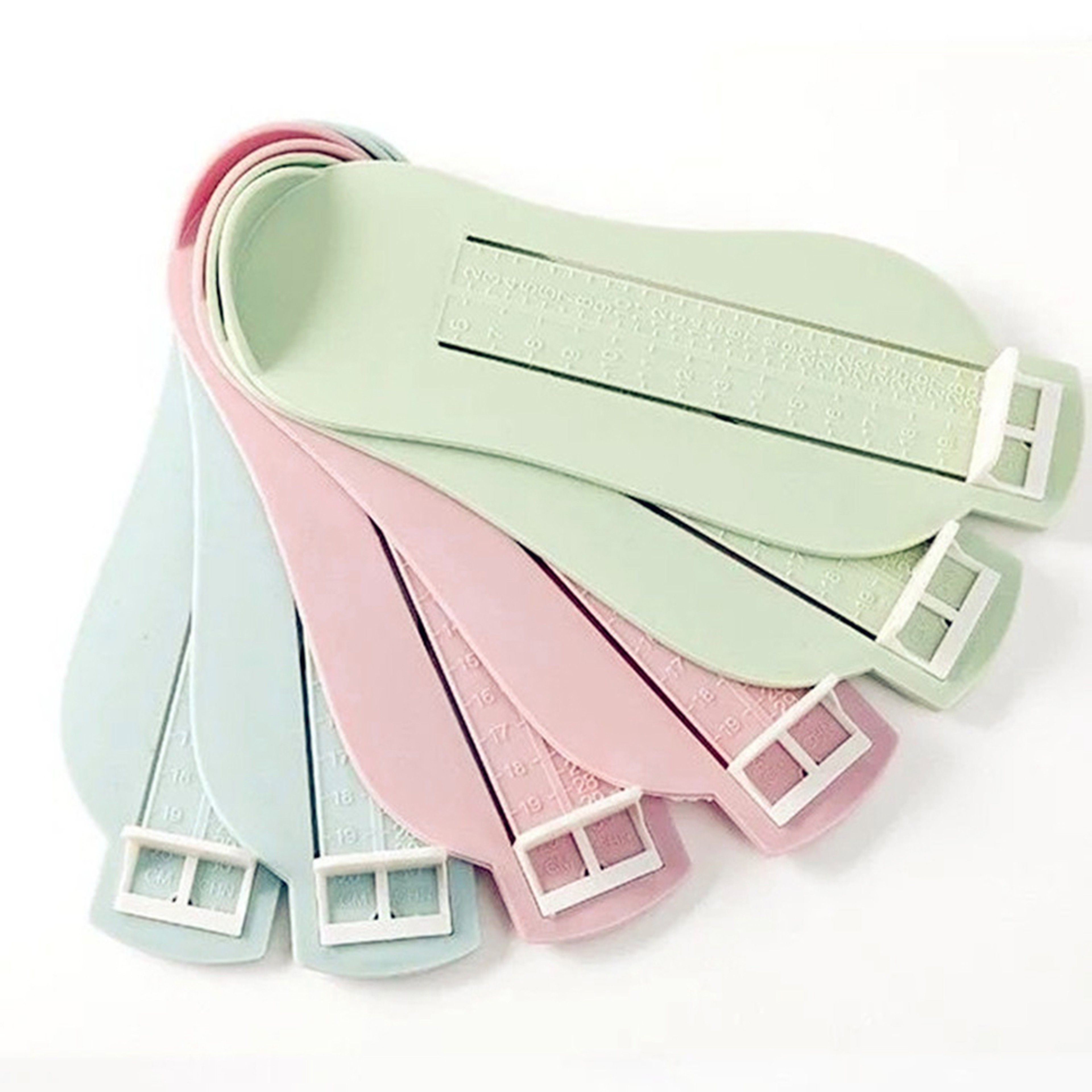Foot Length Measuring Ruler Fittings, Baby Boy Girl Shoe Size Gauge – view 6