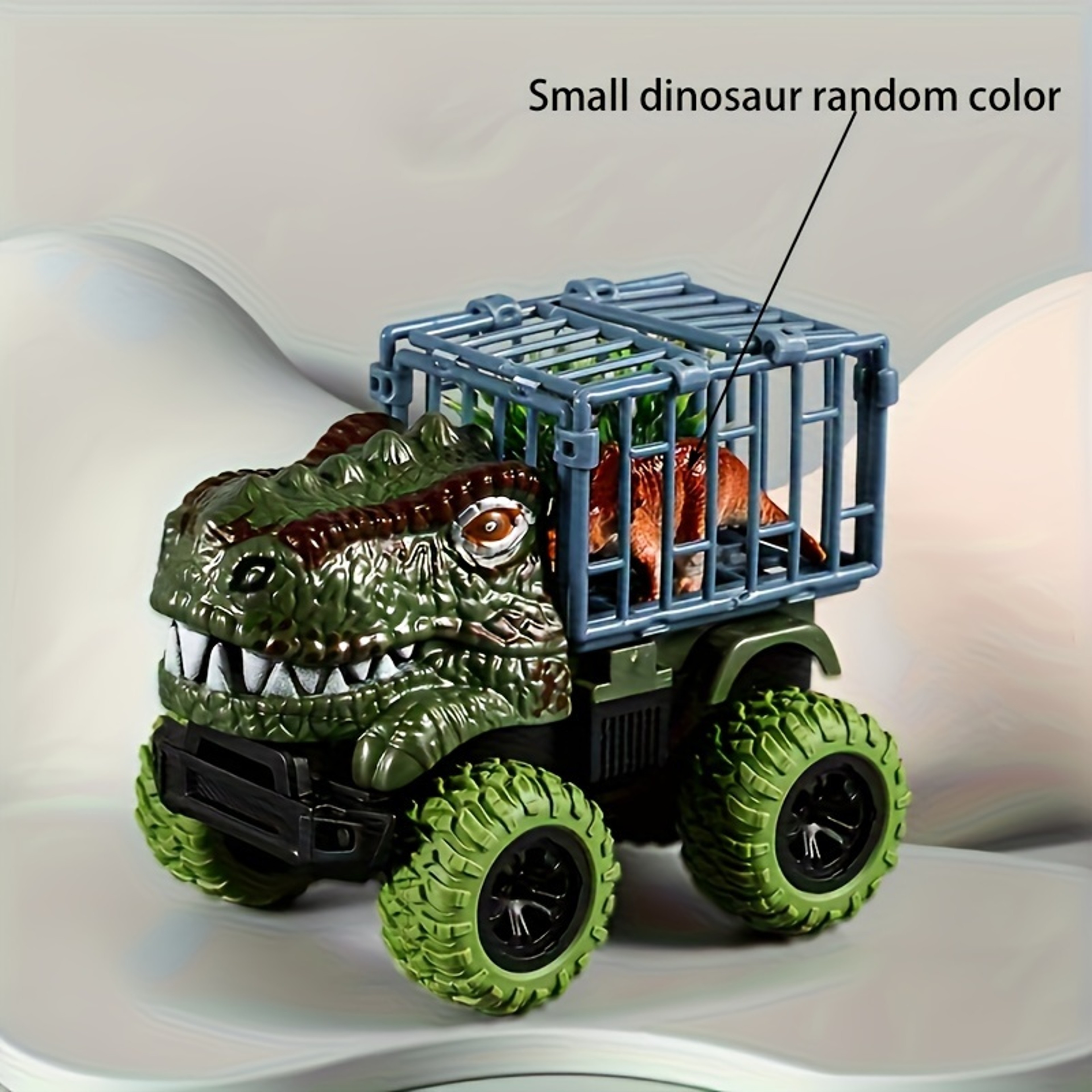 TRex Dinosaur Transport Truck Pull Back Car Toys With Dino Figures For Toddlers 8