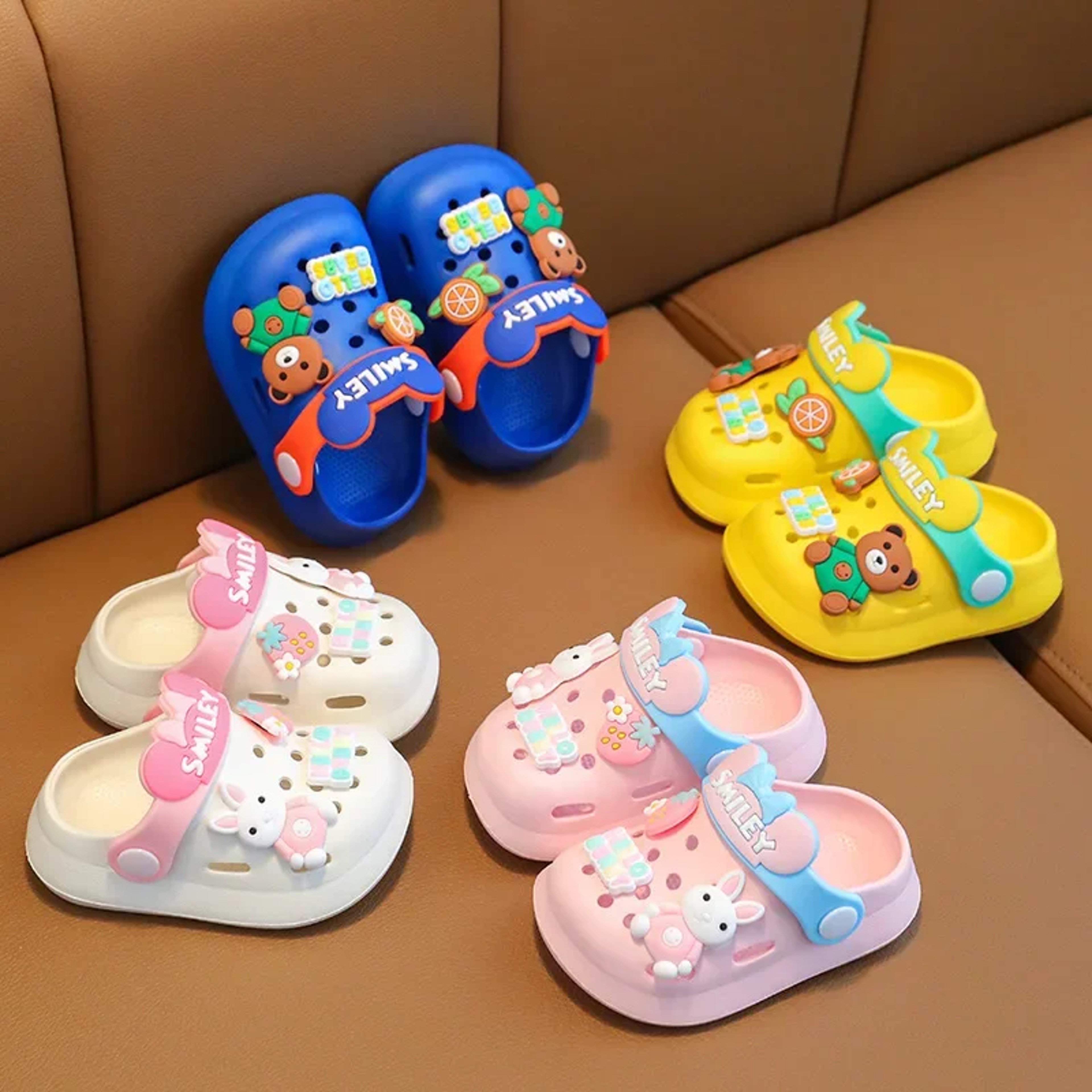 Cute Cartoon Baby Sandals Summer Infant Slippers Antislip Newborn Shoes Beach Sandals For Baby Boy 0