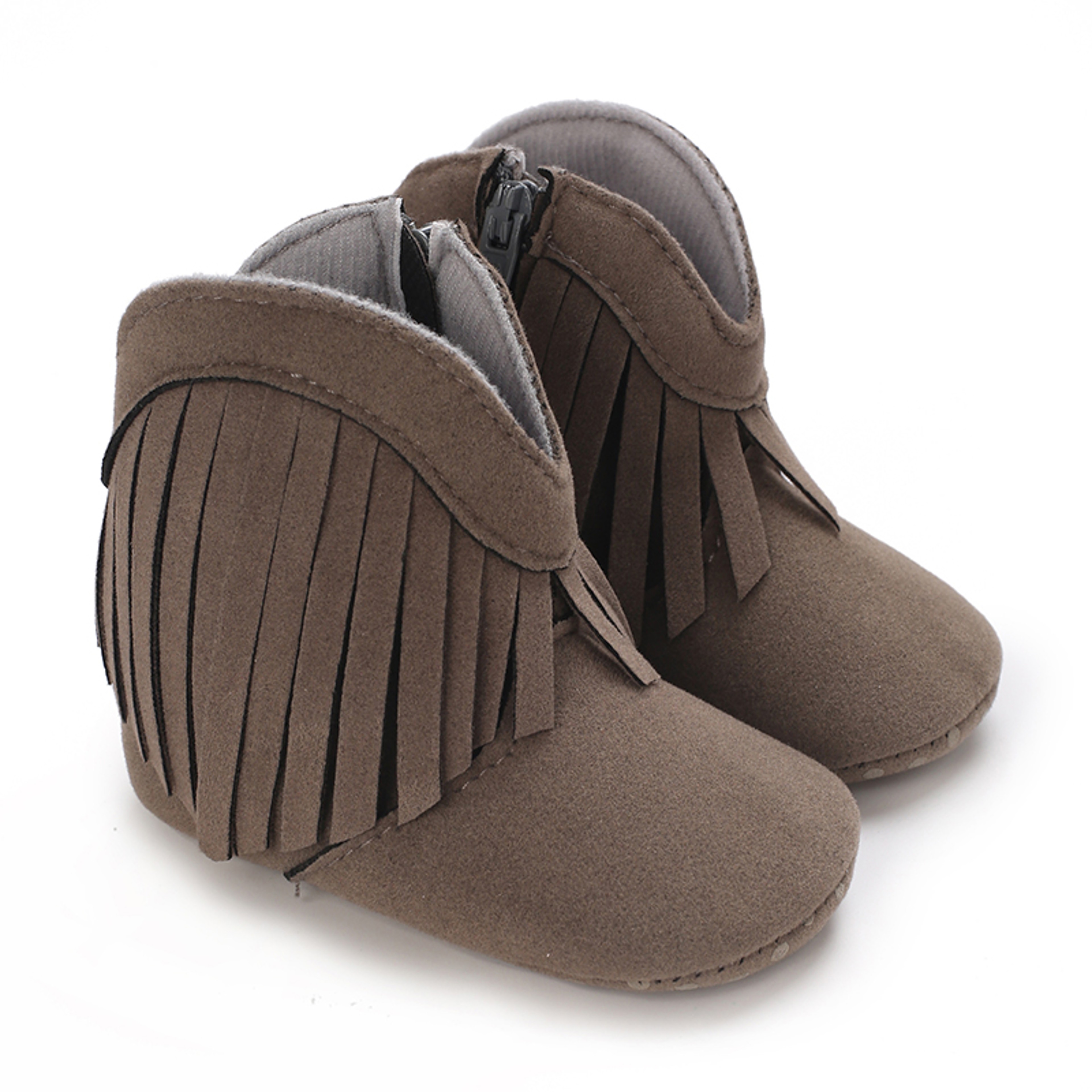 Stylish Tassel Baby Boots Autumn Winter Comfortable Walking Shoes For Boys And Girls Casual Shoes F 10