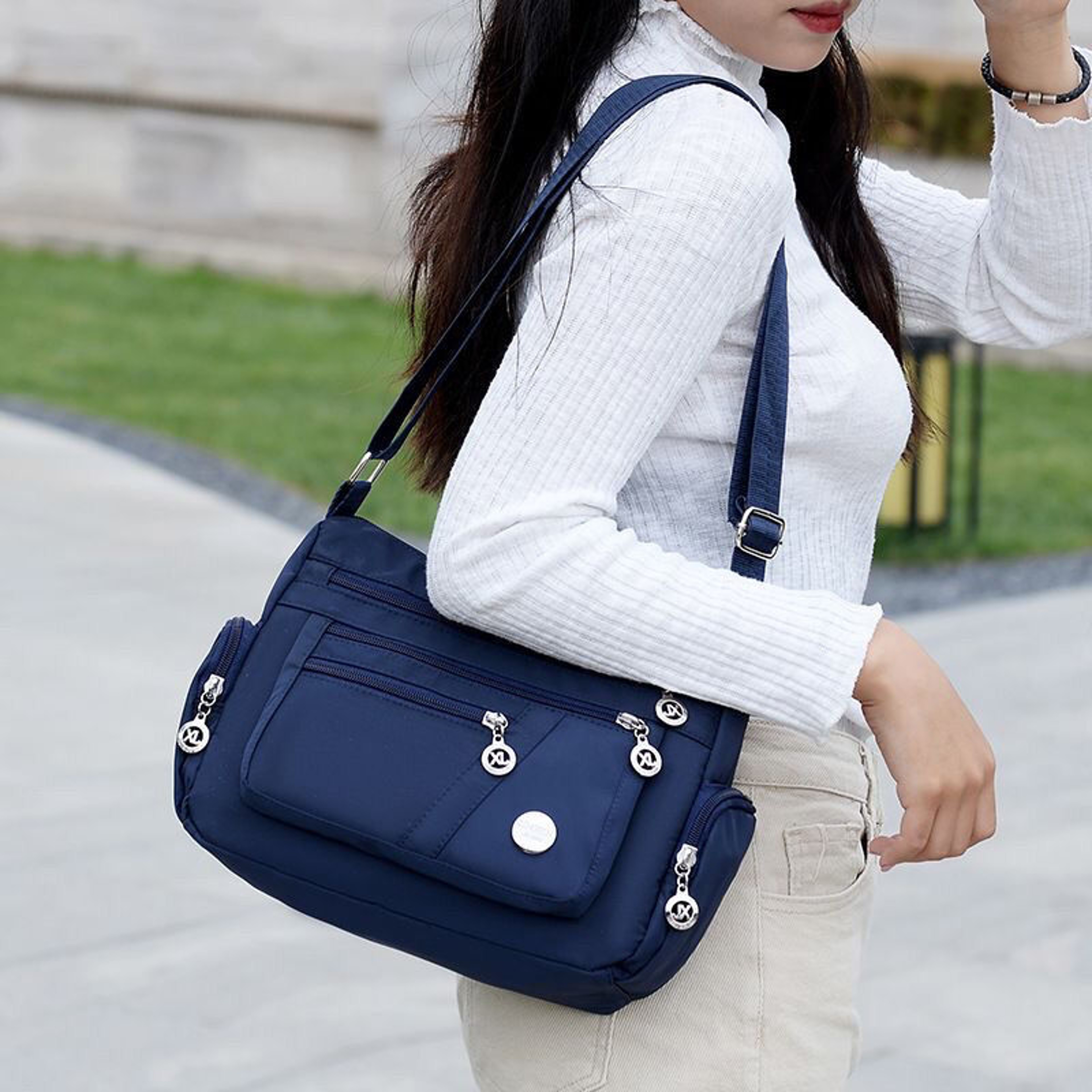 Messenger Bags For Lady Women Nylon Waterproof Bag High Quality Travel Shoulder Bag Casual Large Ca