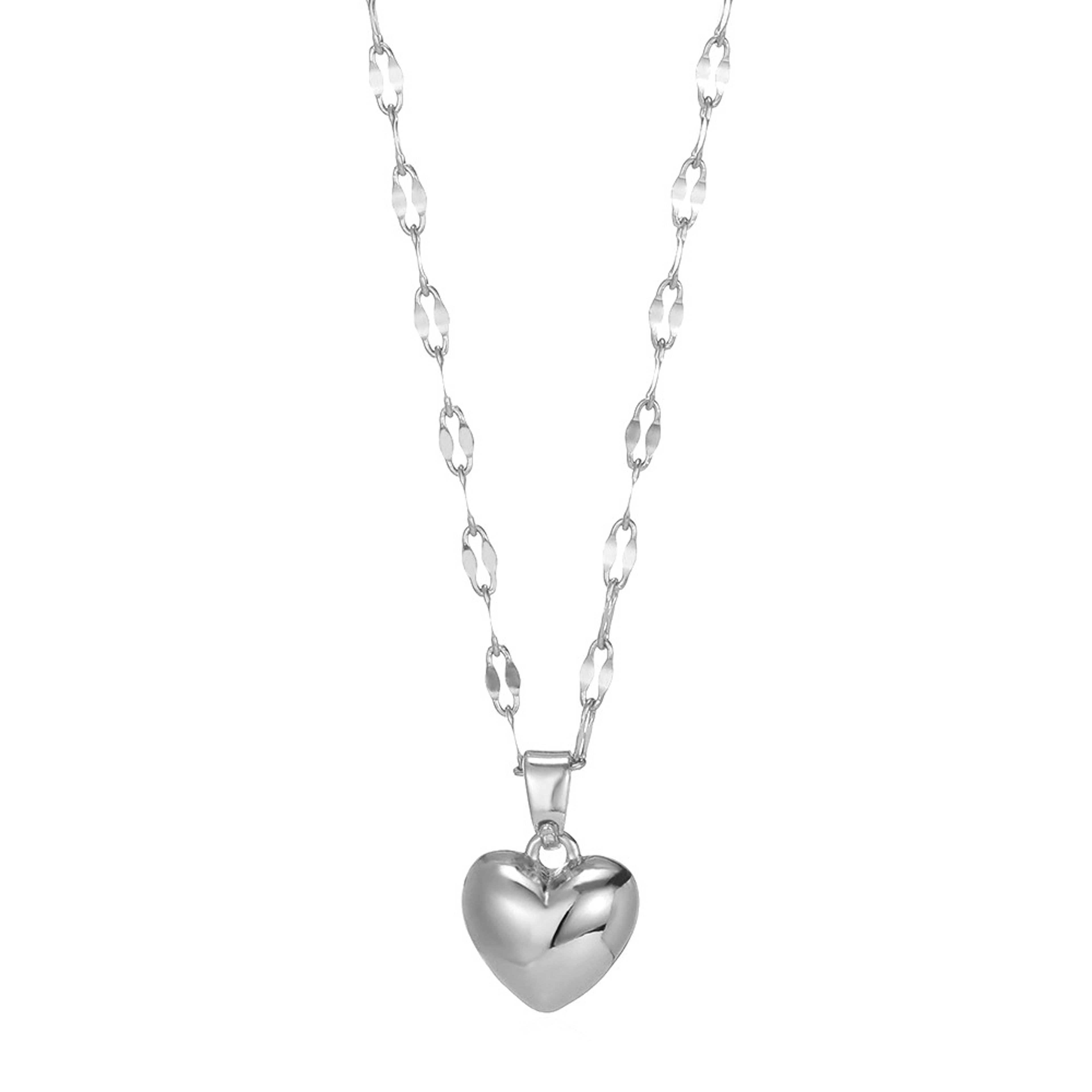 New Trendy Lip Chain, Stainless Steel Love Heart, Pendant Necklace Jewelry, Necklace For Women, Free Shipping – view 11