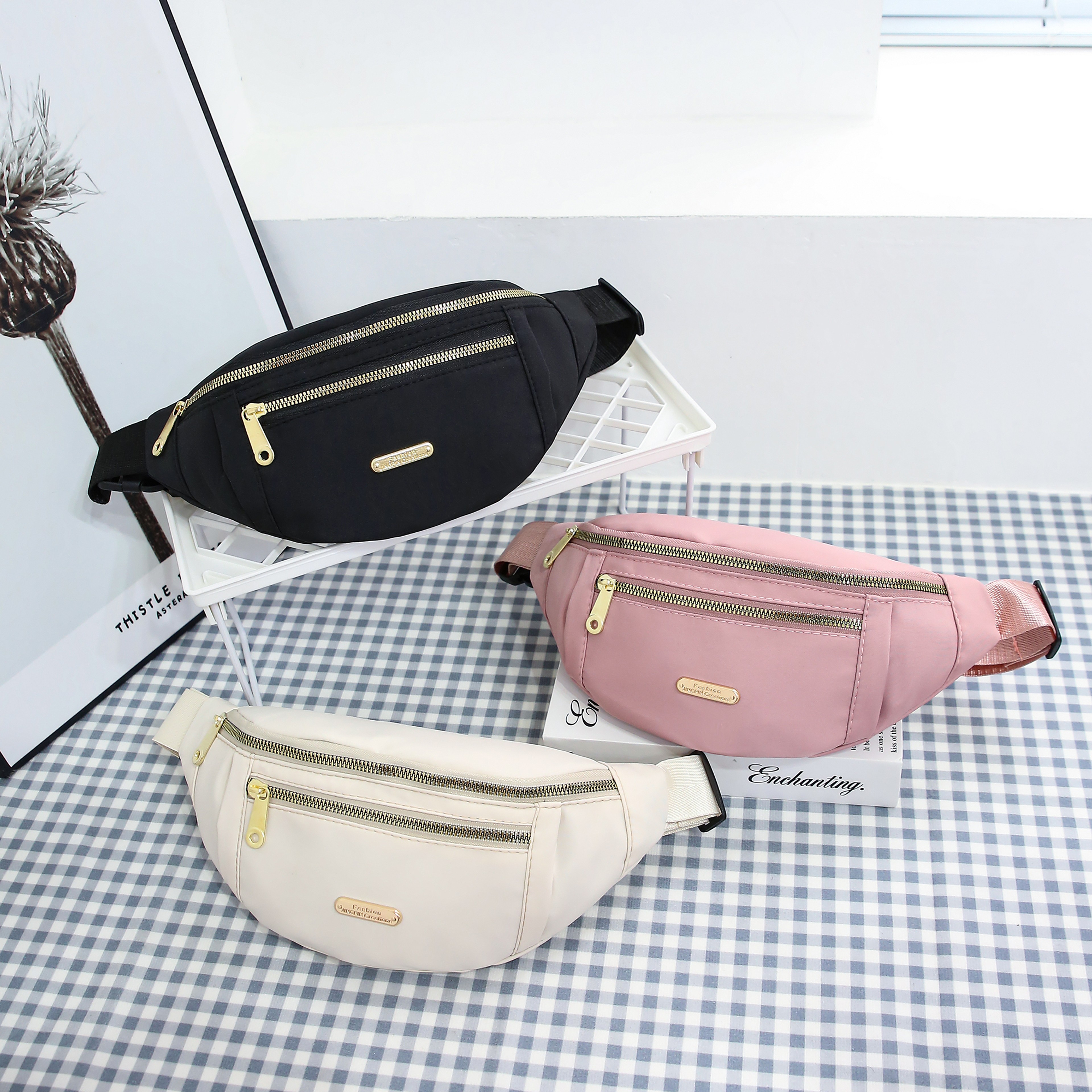 MultiLayer Fanny Pack Phone Women Sports Waist Bag Essentials During Outdoor Activities Crossbody P 3