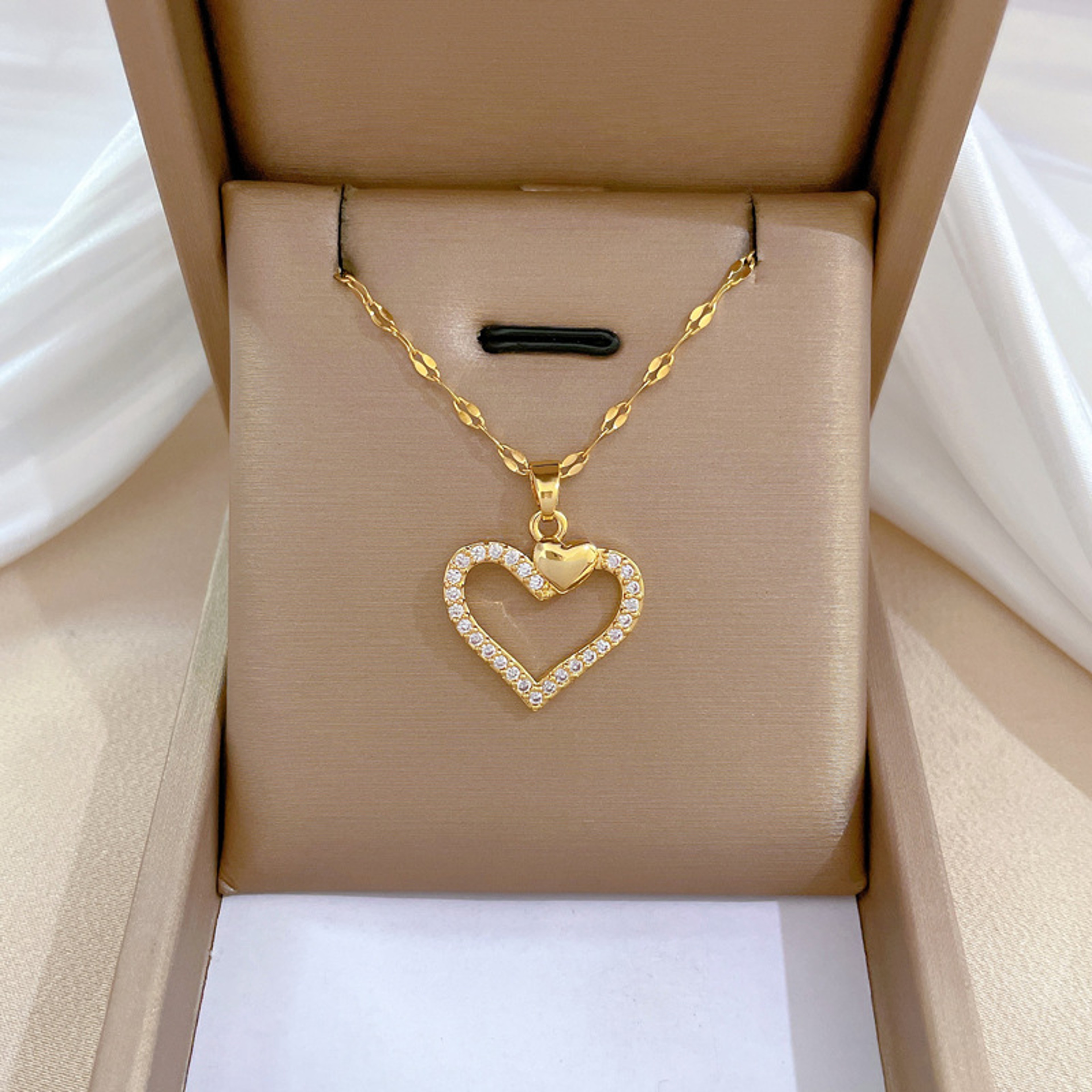 Necklaces For Women, Trendy Heart, Girls Love Gold Color, Birthday Party Jewelry – view 14