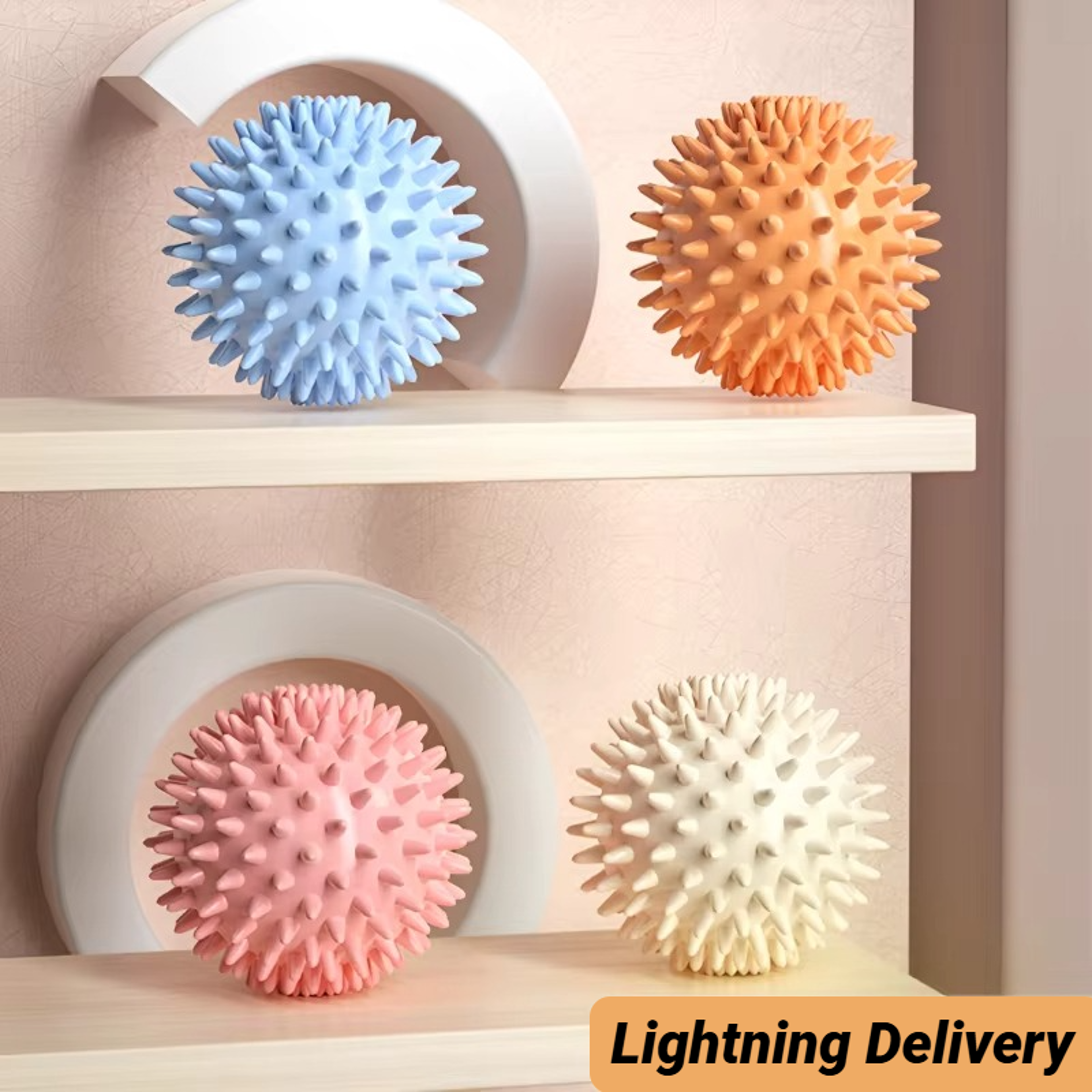 Myofascial Release Massager, Sport Massage Ball, Spiky Roller, Deep Tissue Muscle Recovery, Trigger Point, Pain Relief – view 1