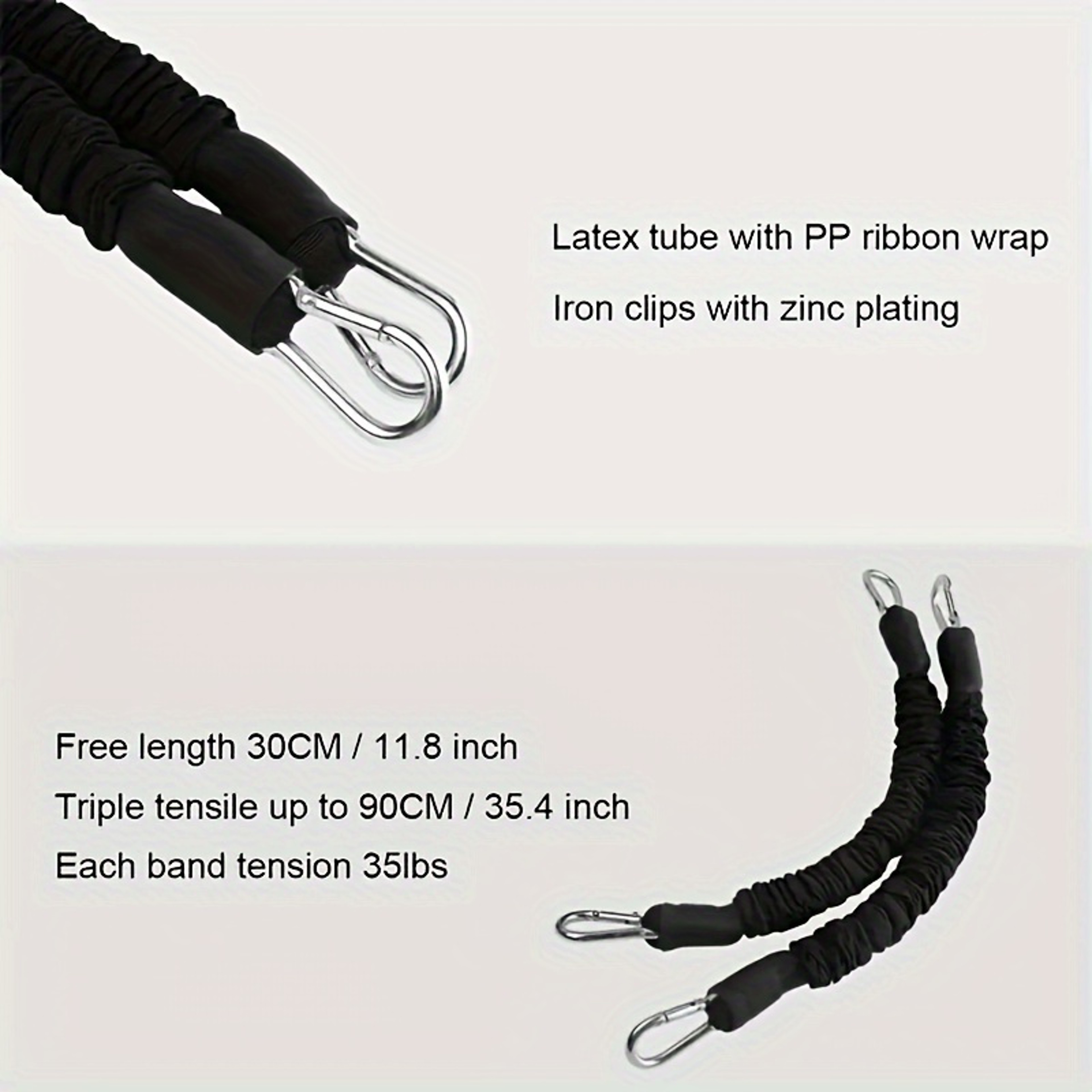 Fitness Ankle Ankle Buckle Leg Muscle Trainer Hip Joint Training Leg Strap Hook Leg Stand Anti Breaking Firmly Tension Rope Set – view 3