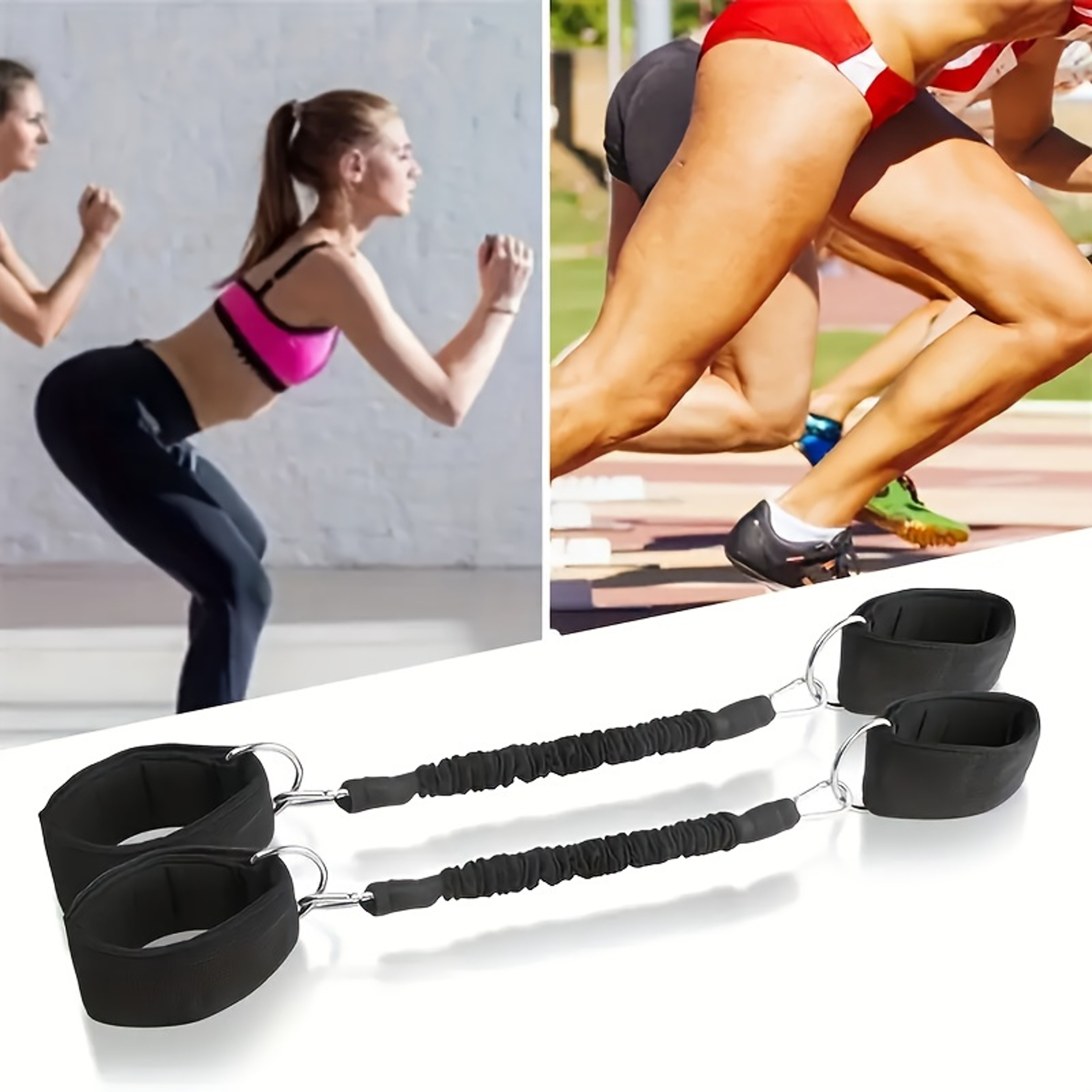 Fitness Ankle Ankle Buckle Leg Muscle Trainer Hip Joint Training Leg Strap Hook Leg Stand Anti Breaking Firmly Tension Rope Set – view 5