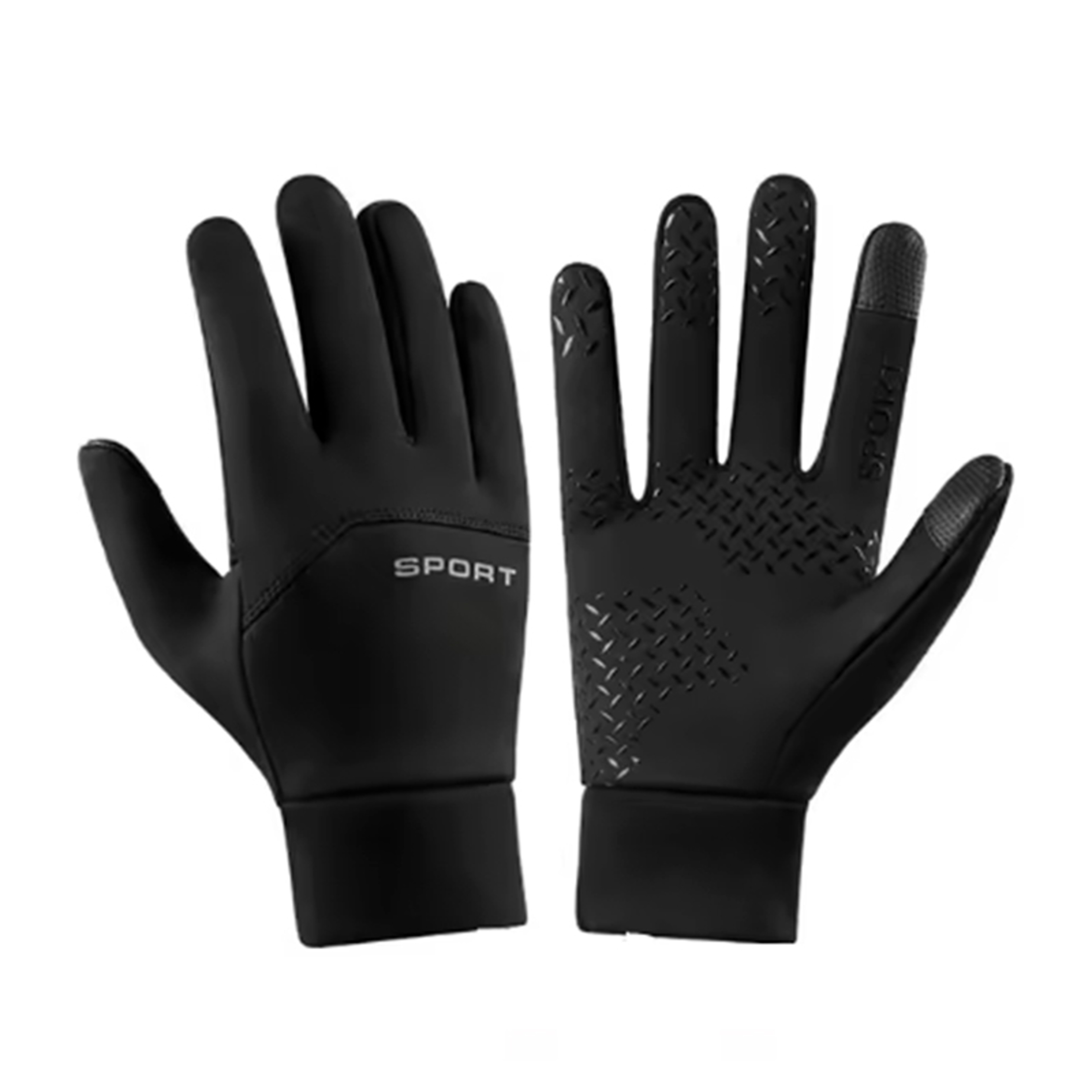 Warm Winter Gloves, High Quality Plush Gloves, Outdoor Sports Gloves for Men and Women, Windproof Cold Bicycle Gloves – view 1