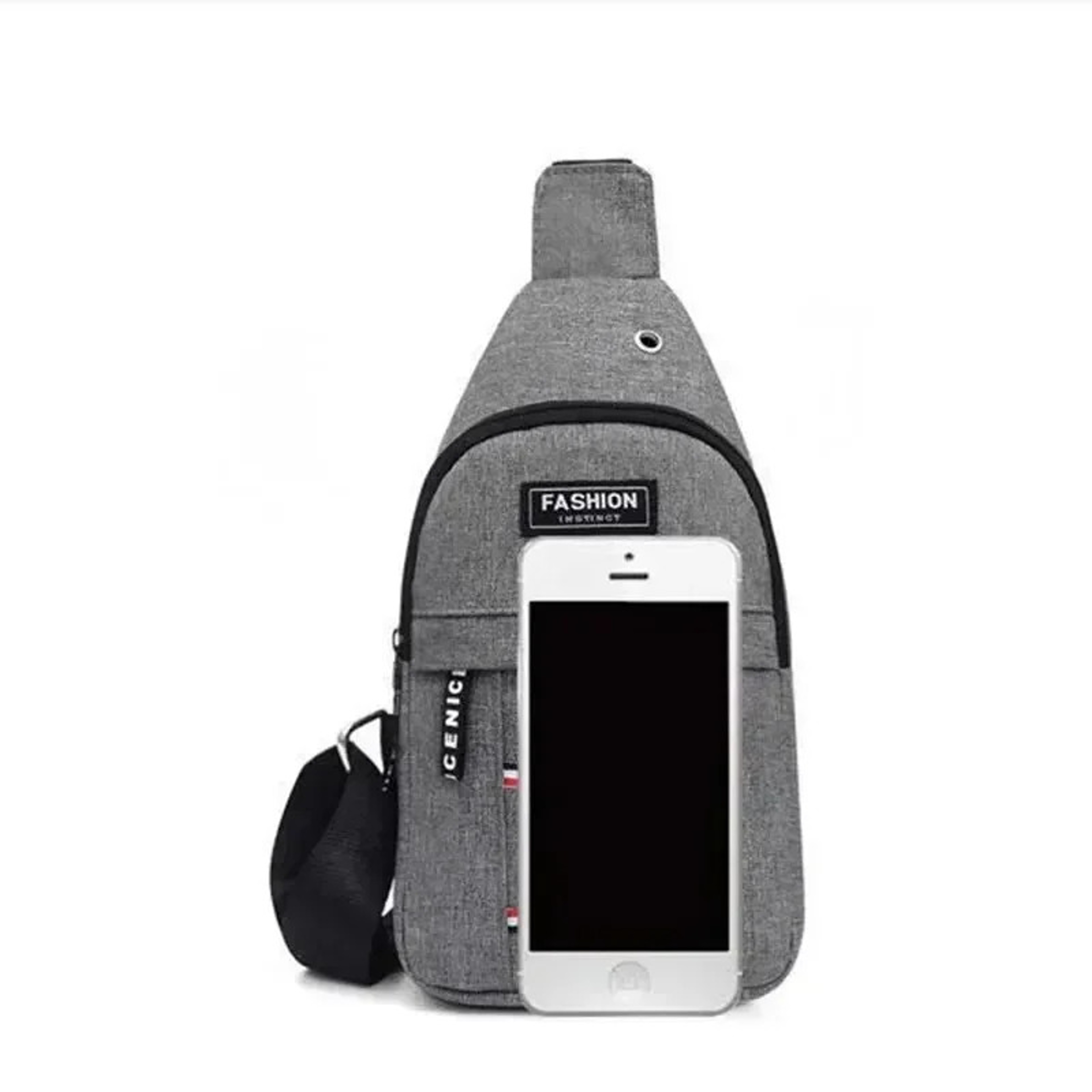 Waterproof Mens Waist Bag Convenient Casual Style Adjustable Shoulder Strap Large Capacity Ideal Fo 1