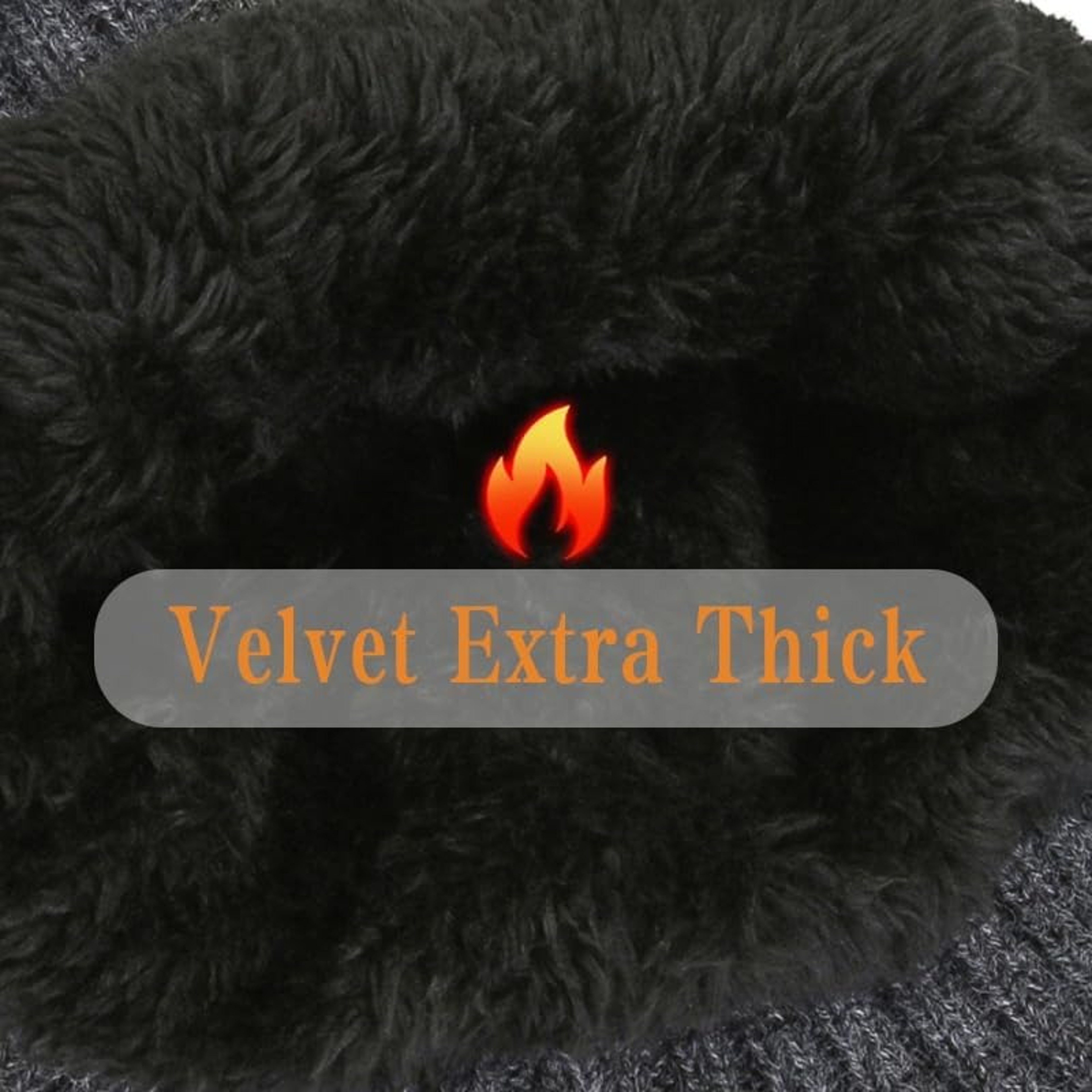 Faux Fur Lined Bomber Hats, Men Winter Knitted Hat, Outdoor Earmuff Casual Fashion, Plush Warmth Peaked Cap – view 4