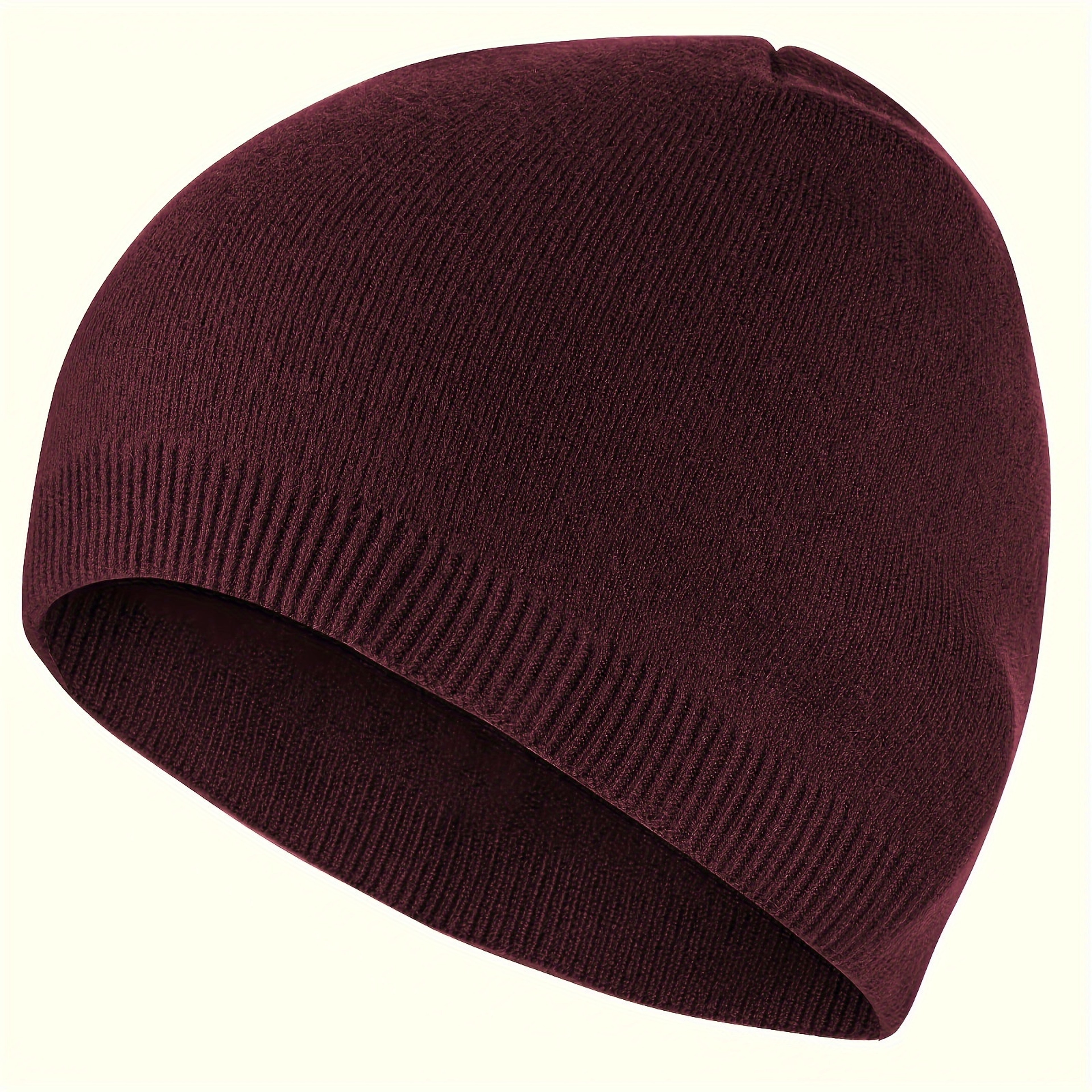 Unisex Soft Warm Winter Knitted Beanie Hat, Windproof Outdoor Sports Cap, Breathable Running, Hiking, Cycling – view 7