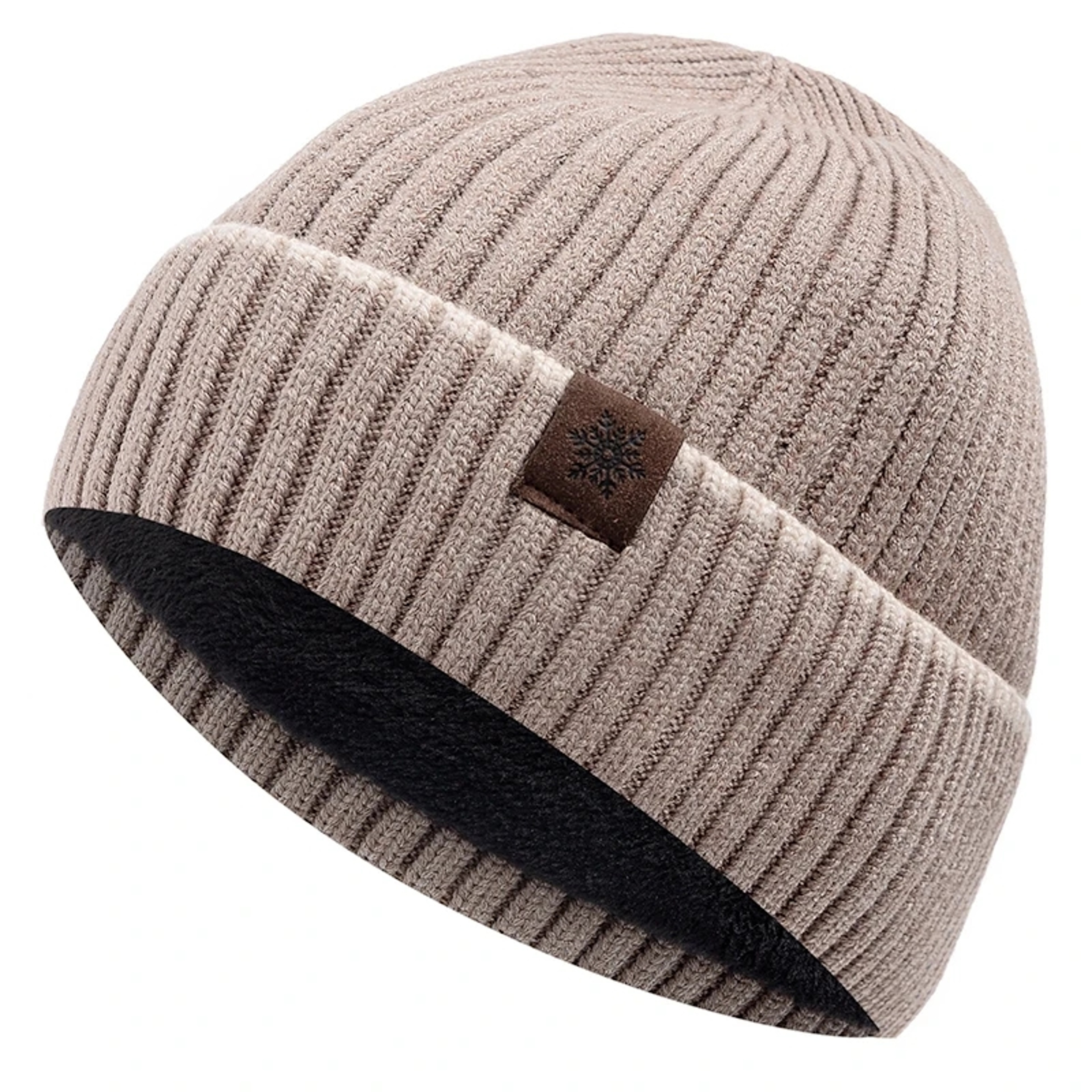 Plush Fleece Warm Cap, New Unisex Winter Hat, Soft Beanie Hat for Men Women, Outdoor Thicken Knitted Snow Ski Hat – view 9