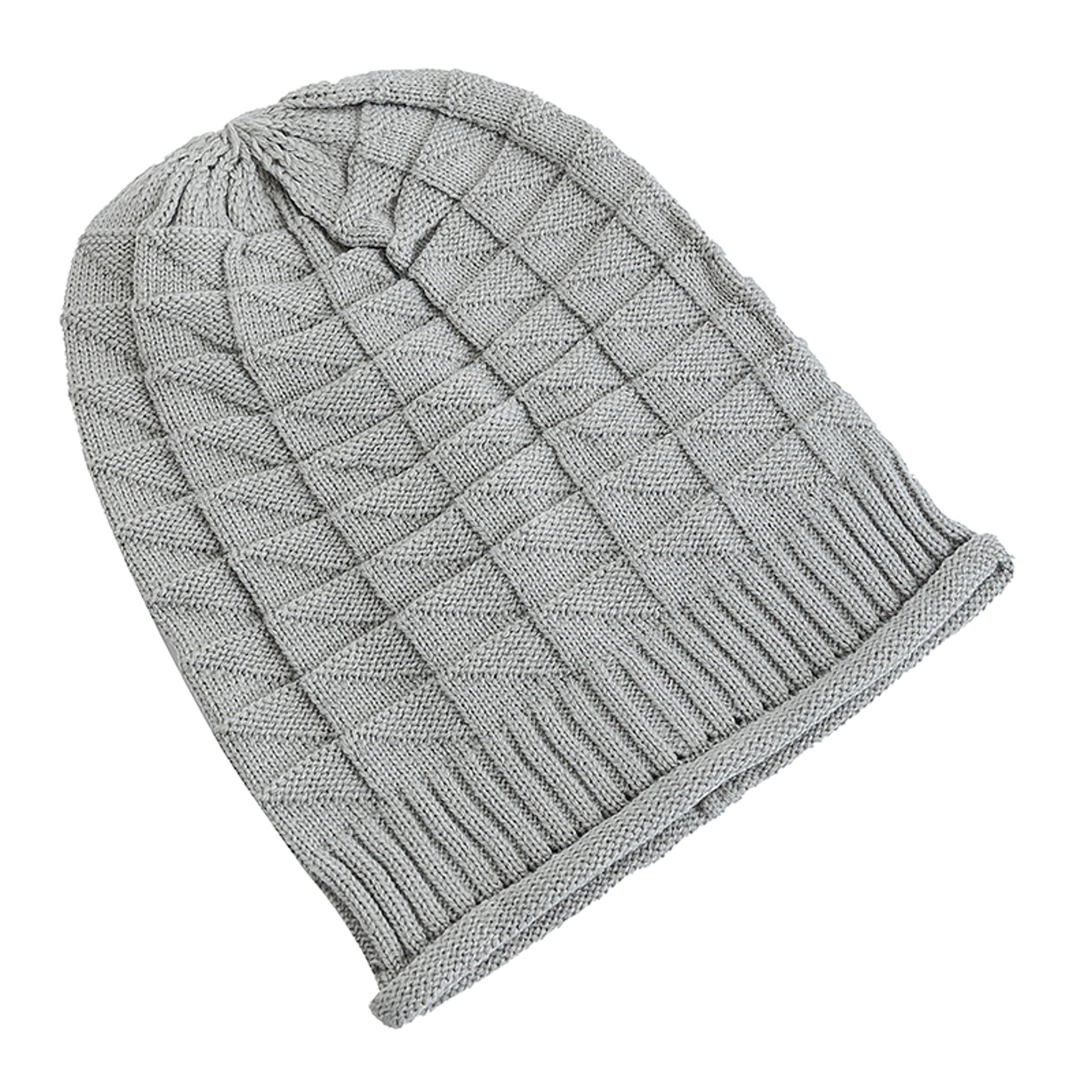 Casual Street Autumn Daily Beanies, Hot Sale Long Size Winter Hat, For Men & Women Solid Bonnet Cap – view 3