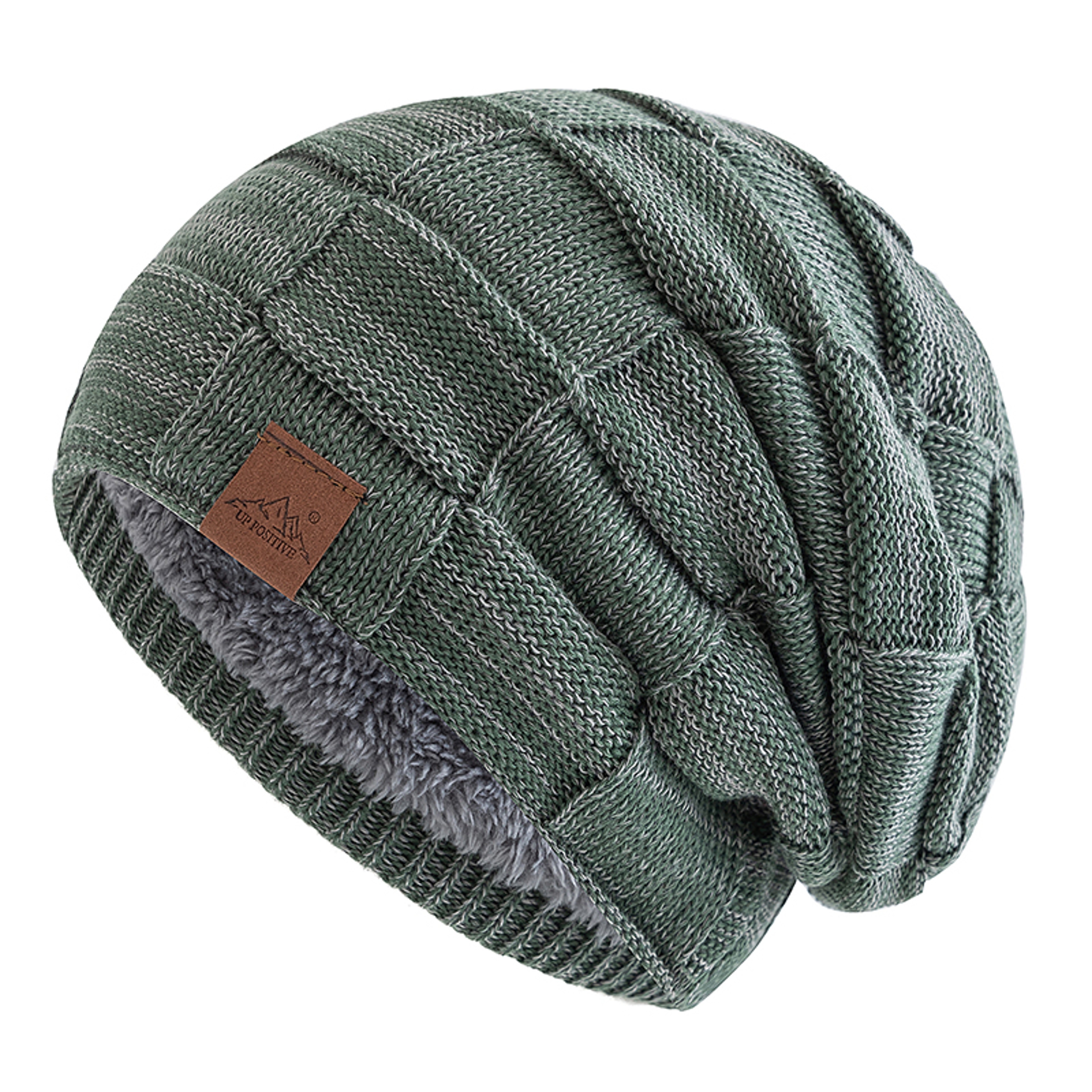 Fashion Female Winter Hats Hot Sale Slouchy Beanie Multicolor Mixing Design Knitted Warm Cap 7