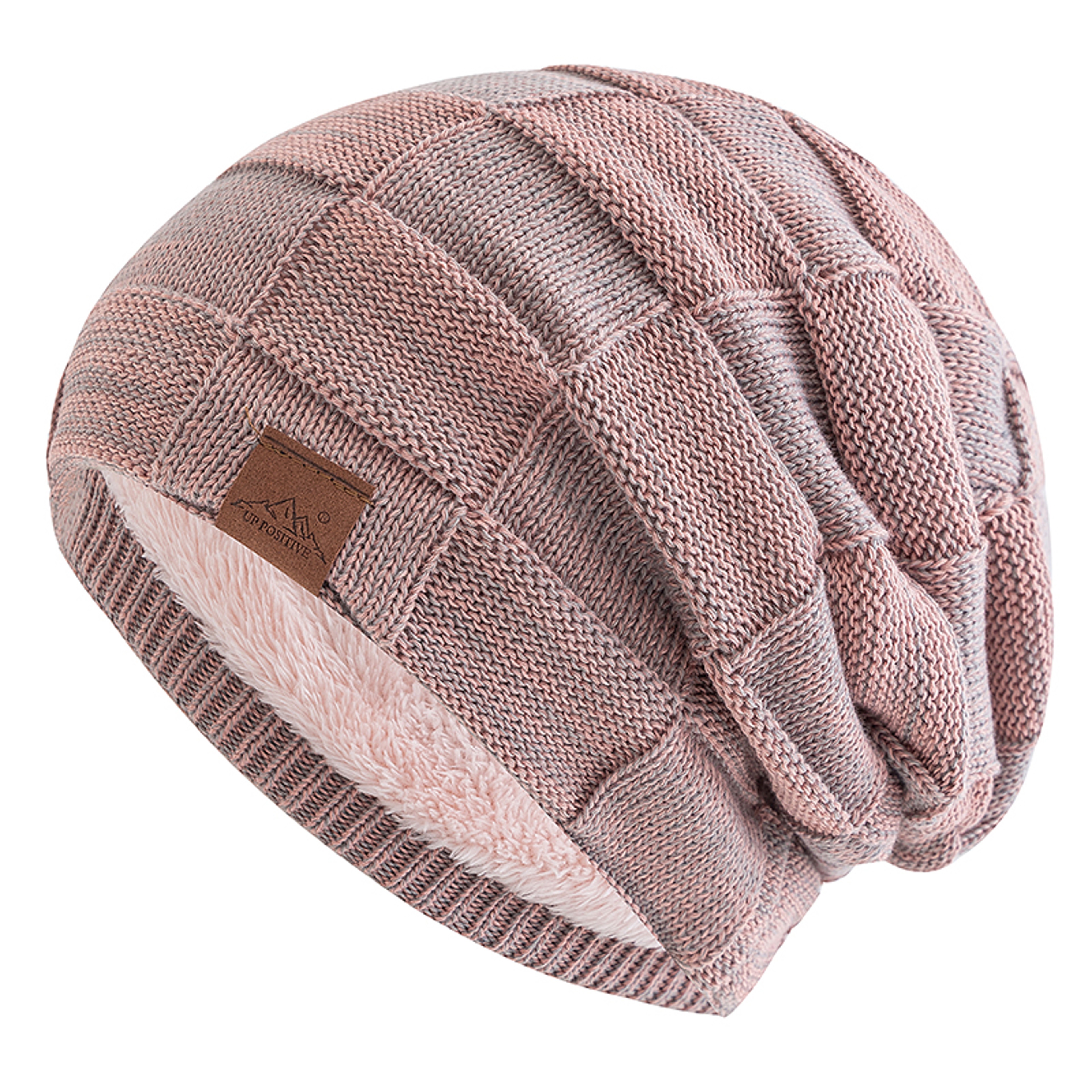 Fashion Female Winter Hats Hot Sale Slouchy Beanie Multicolor Mixing Design Knitted Warm Cap 12