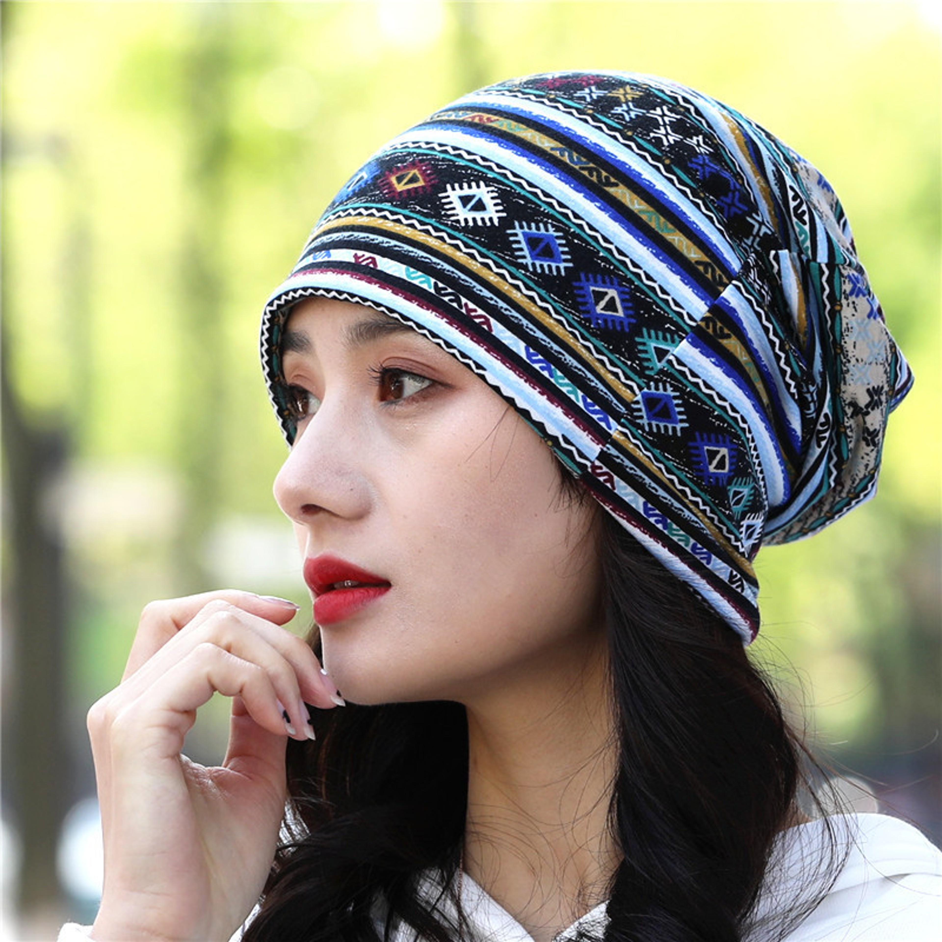 Caps Spring Women Beanie High Quality Women Beanies Hat For Women Caps Bonnet 2 Way To Wear Festiva 6