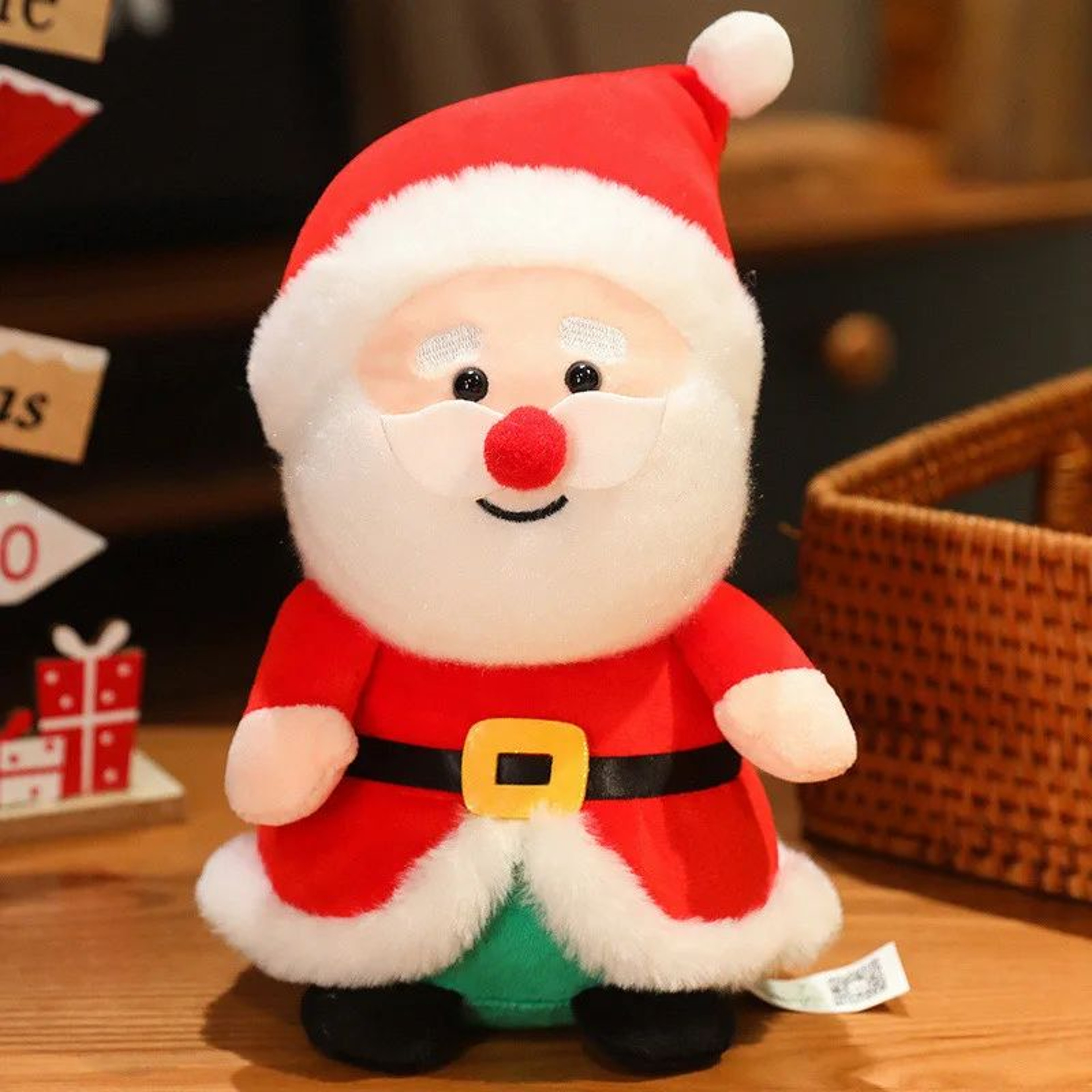 Lovely Santa Claus Elk Plush Doll 22CM Stuffed Animal Toy Soft Christmas Decoration Perfect Gift Fo 2
