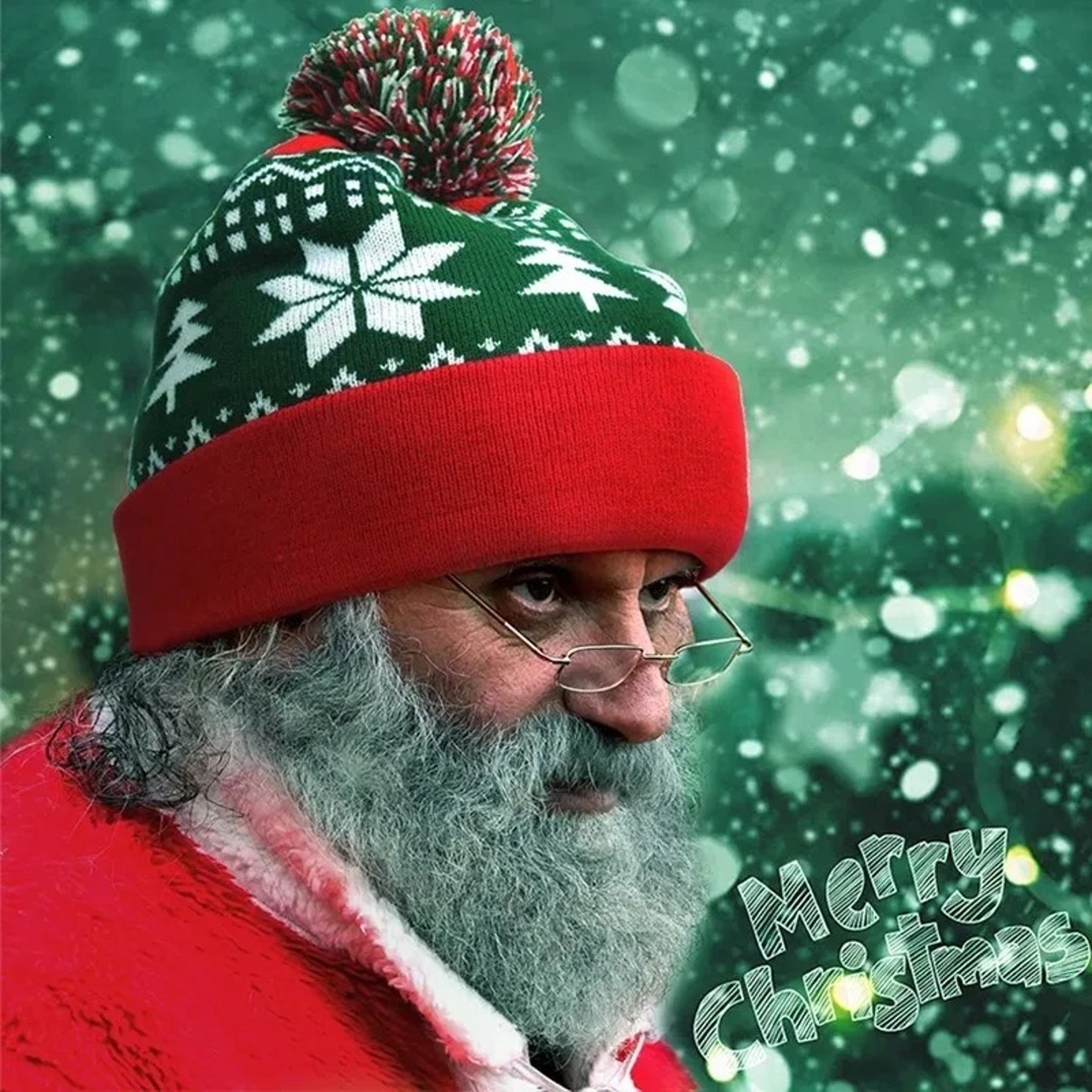 Winter Warm Color Knitted Cap Christmas Hat Snowman New Year Gift Xmas Party Warm Hat For Men And W 2