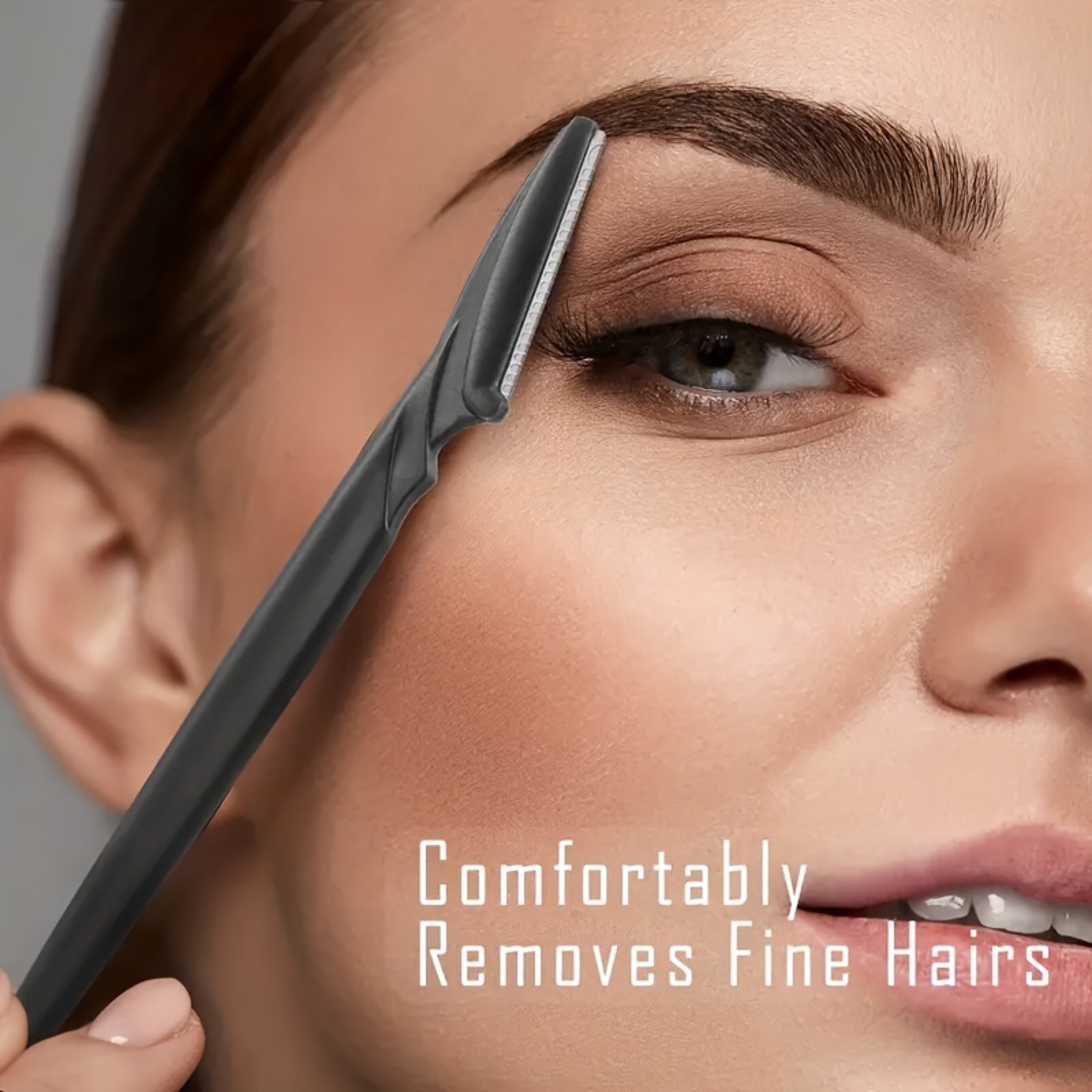 Facial Hair Removal Tool Multifunction Eyebrow Razor Kit Easy Grip Handle For Precise Trimming And  0