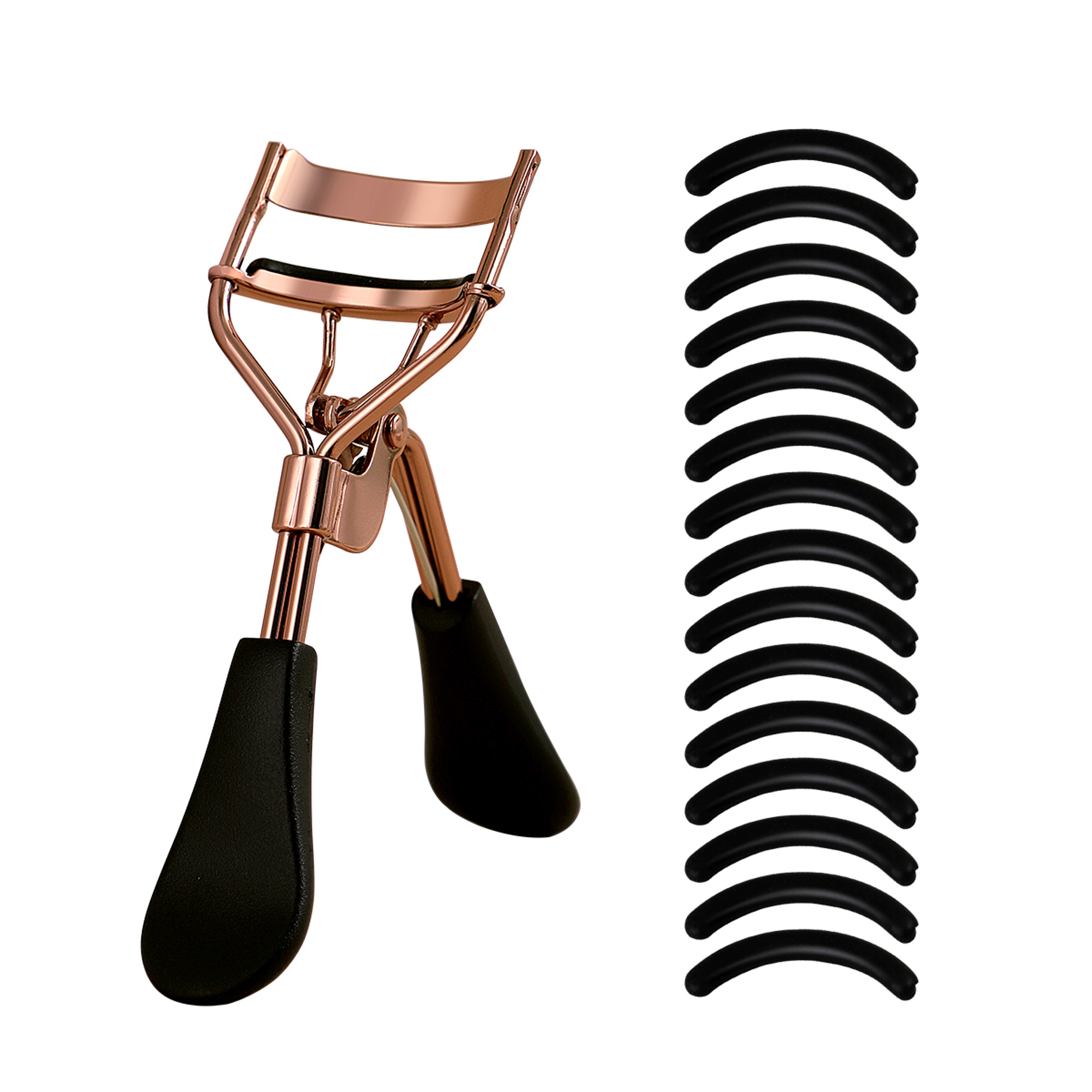 Eyelash Curler, Portable Stainless Steel, Silicone Pads, Eyelash Extension Tools, Curling Curler – view 7