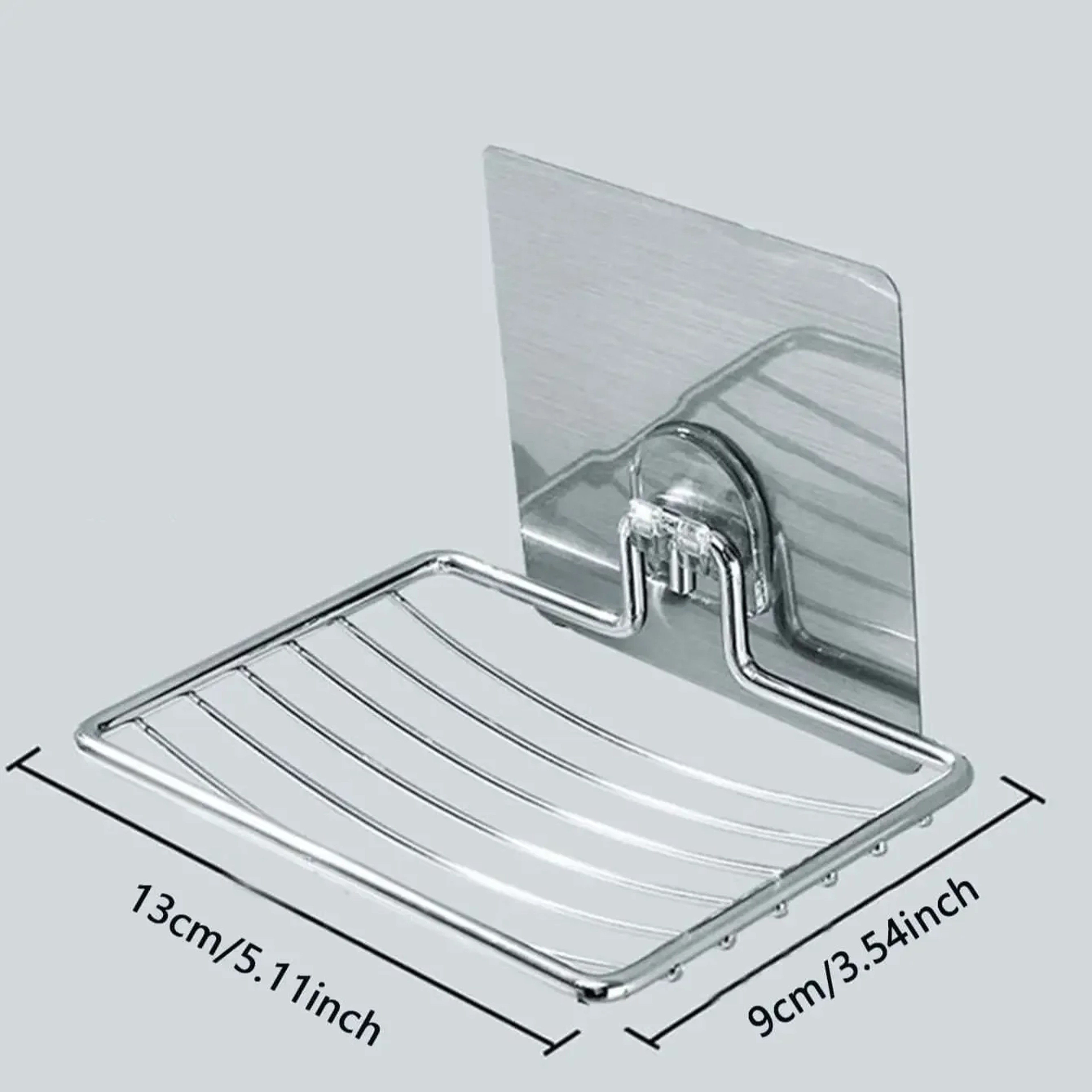 Wall Mounted Soap Rack Drainage Soap Tray Stainless Steel Soap Rack Simple Soap Storage Rack In Hom 2