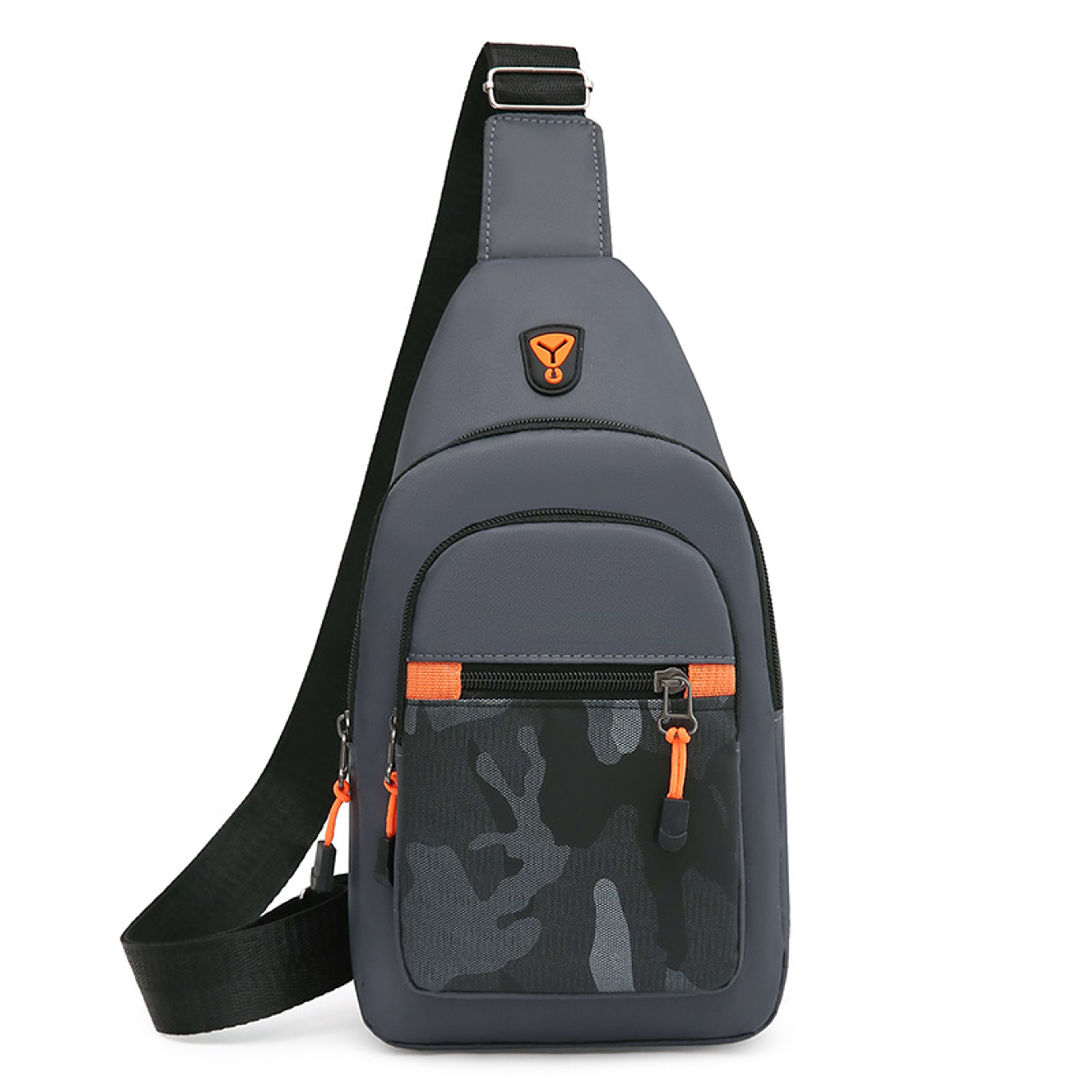Crossbody Bag Large Capacity Chest Bag Mens One Shoulder Sports Leisure Small Shoulder Bag 3