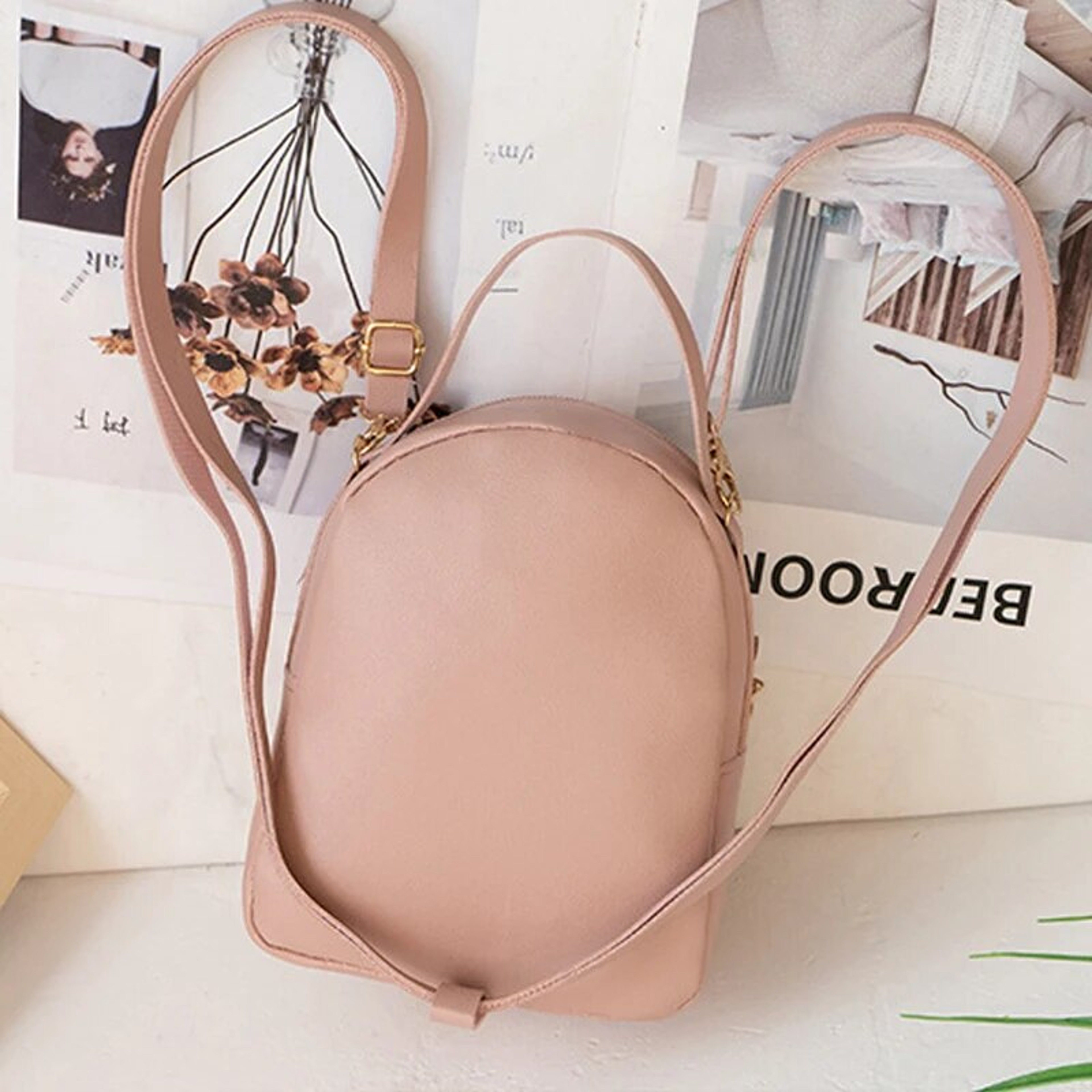 Mini Backpack, Style Female Handbag, Women Fashion Backpack, Fashion Women Backpacks, Leisure Phone Packs – view 2