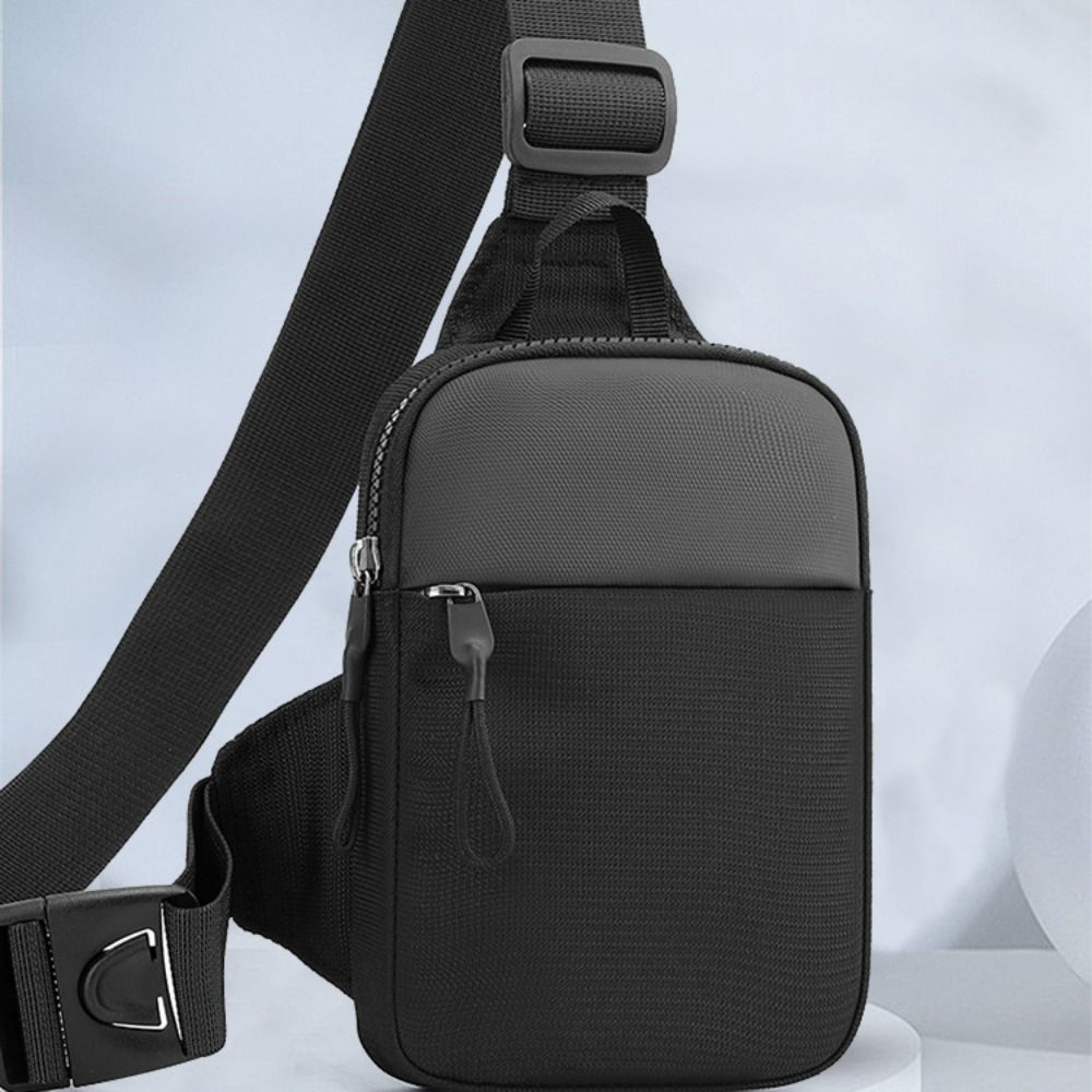 Mens Chest Bag Fashion Small Canvas Shoulder Crossbody Bags For Man Mini Cloth Sling Sport Cross Ph 3
