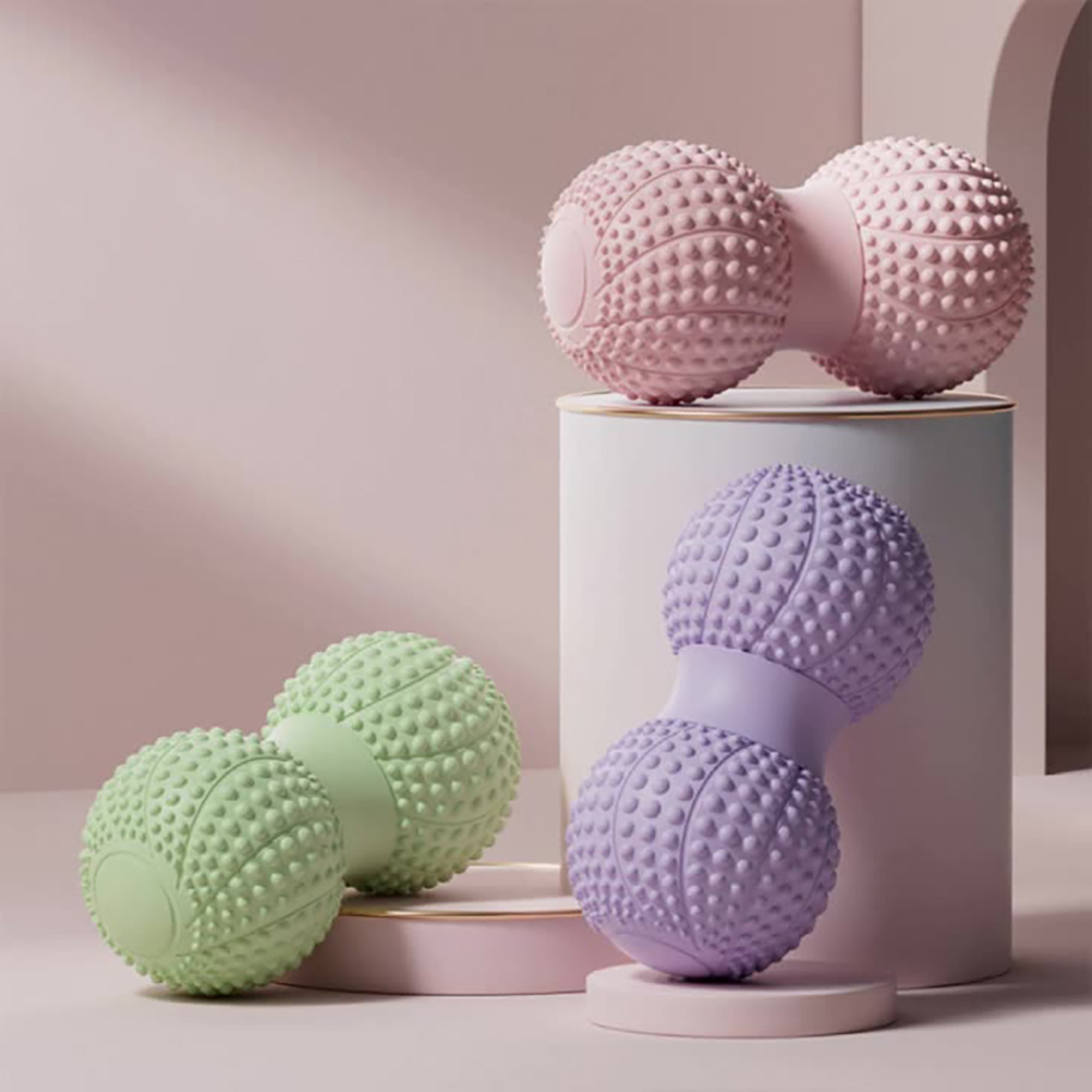 High Density Therapy Tool, Peanut Massage Ball Yoga Balls, Muscle Pain Relief, Myofascial Release, Fitness Recovery – view 1