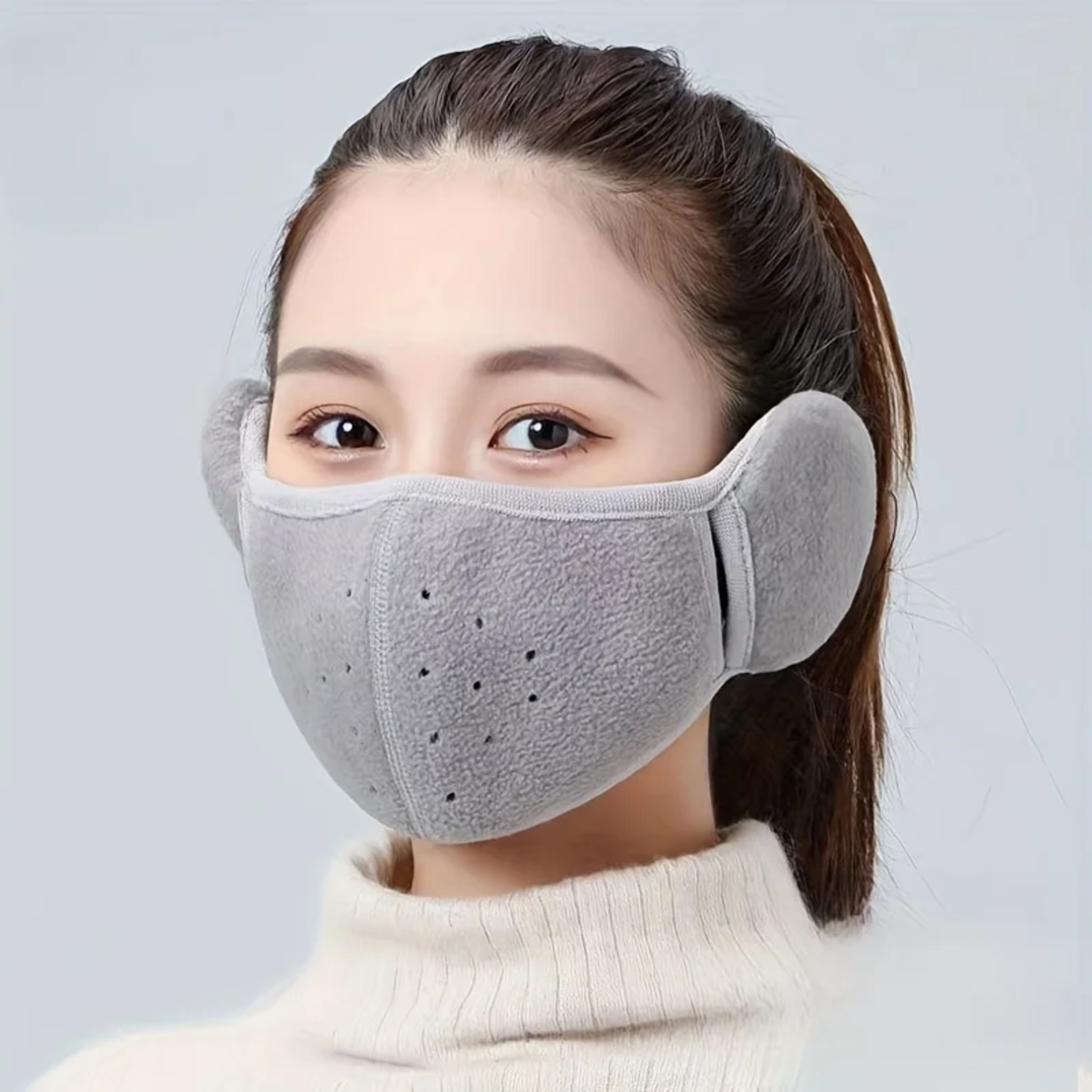 Full Cover Face Mask Outdoor Winter Mask Windproof Mask Breathable Thickened Dustproof Reusable Mas 5