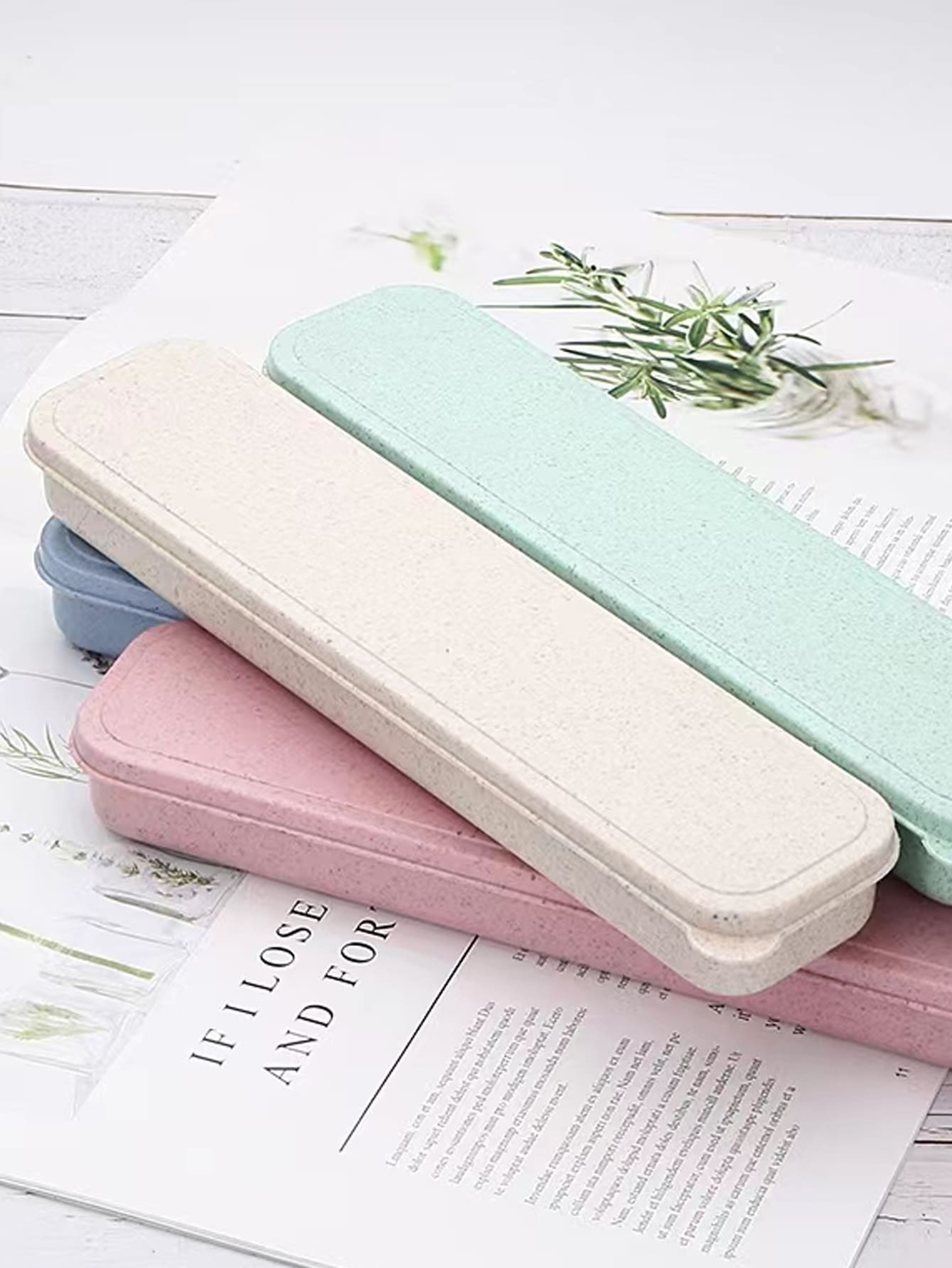 Eco Friendly Cutlery Picnic Chopstick Spoon Container Travel Utensil Case Portable Tableware Storag 0