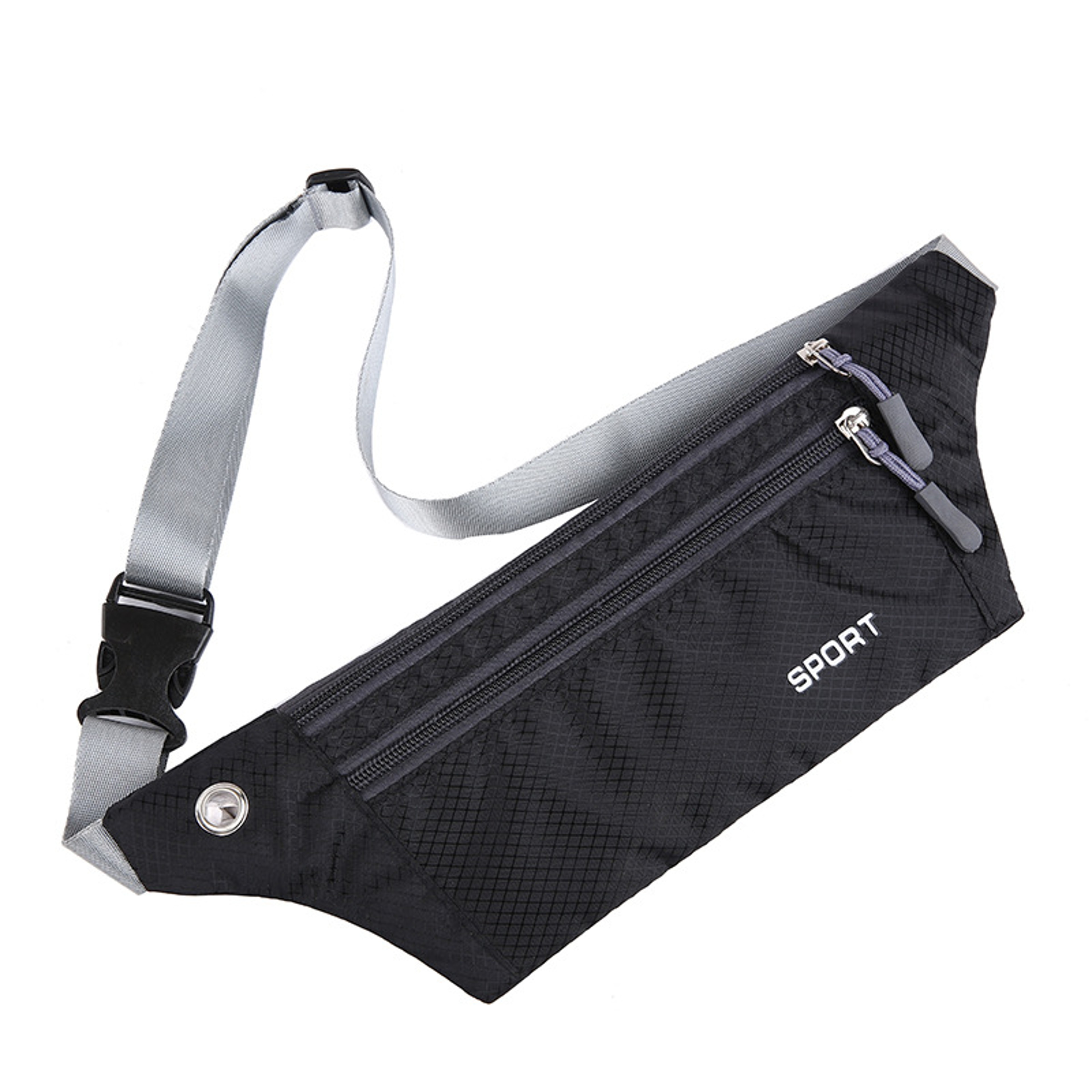 Nylon Chest Pack For Women Phone Bags Pocket Casual Men Waist Bag Running Belt Sports Bag Multifunc 0