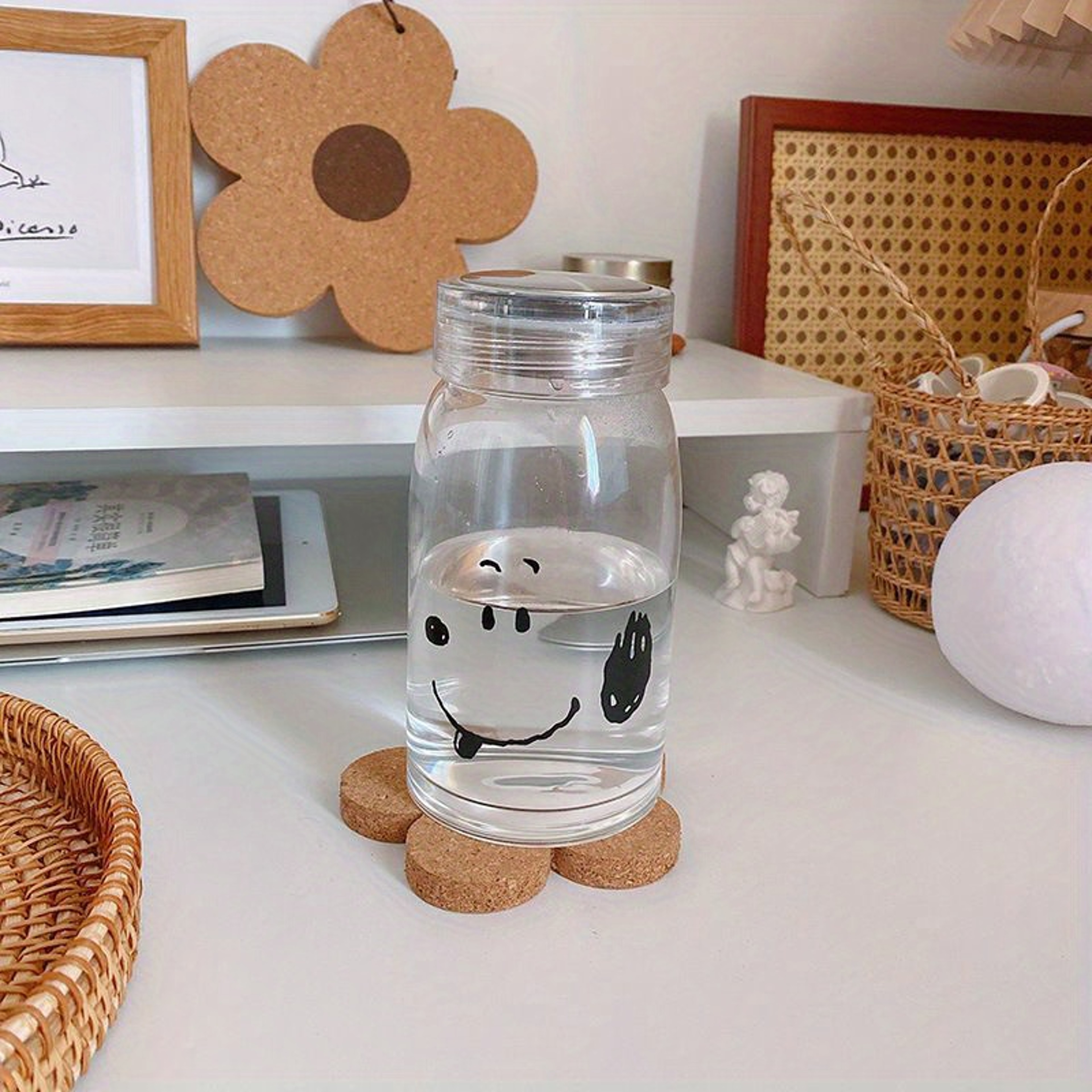 Kitchen Heat Insulation Pads Cork Coasters SlipResistant Table Mats Kitchen Supplies Car Cup Holder 2