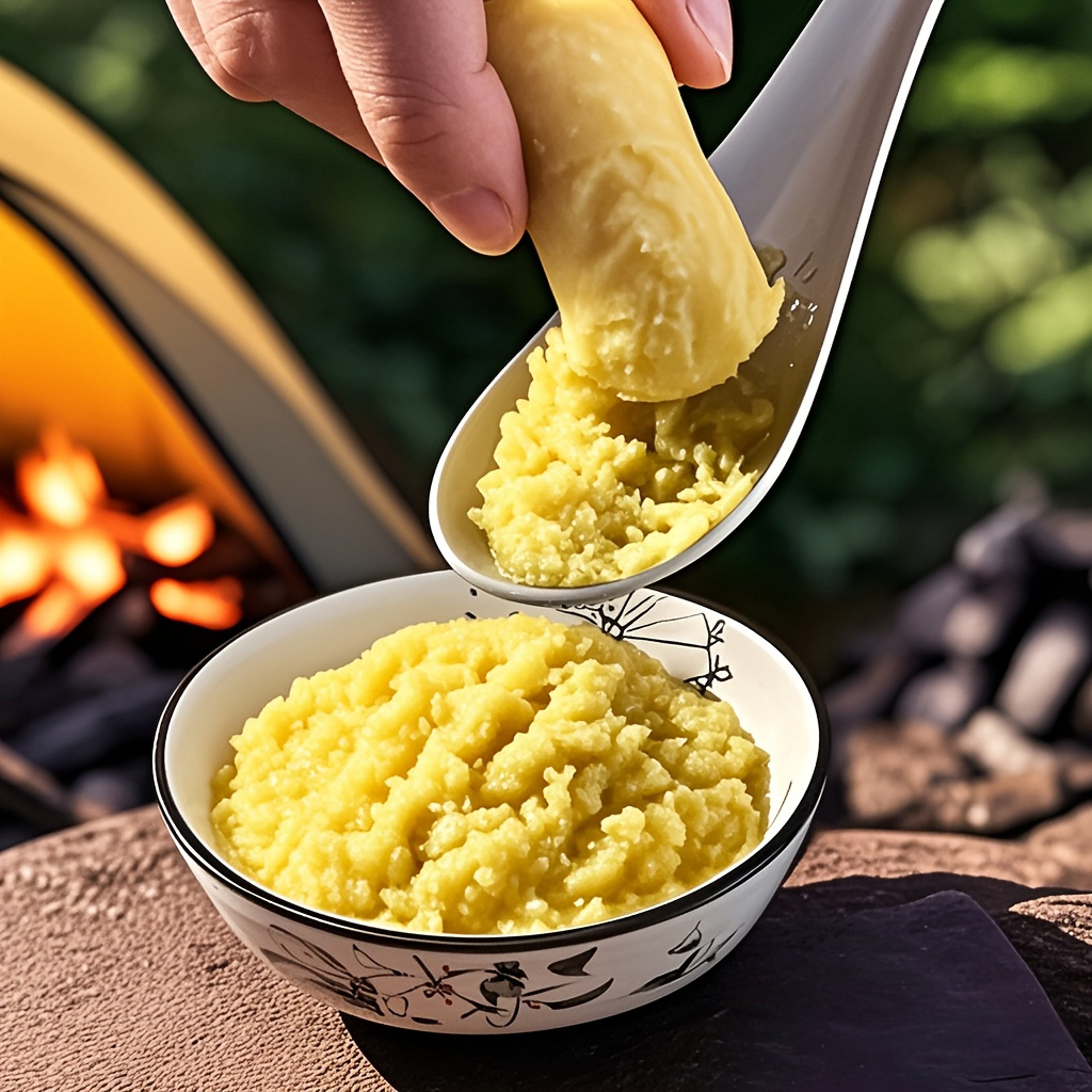 Manual Garlic Crusher, Ginger Grater Spoon, Non-Charging Kitchen Gadget – view 4