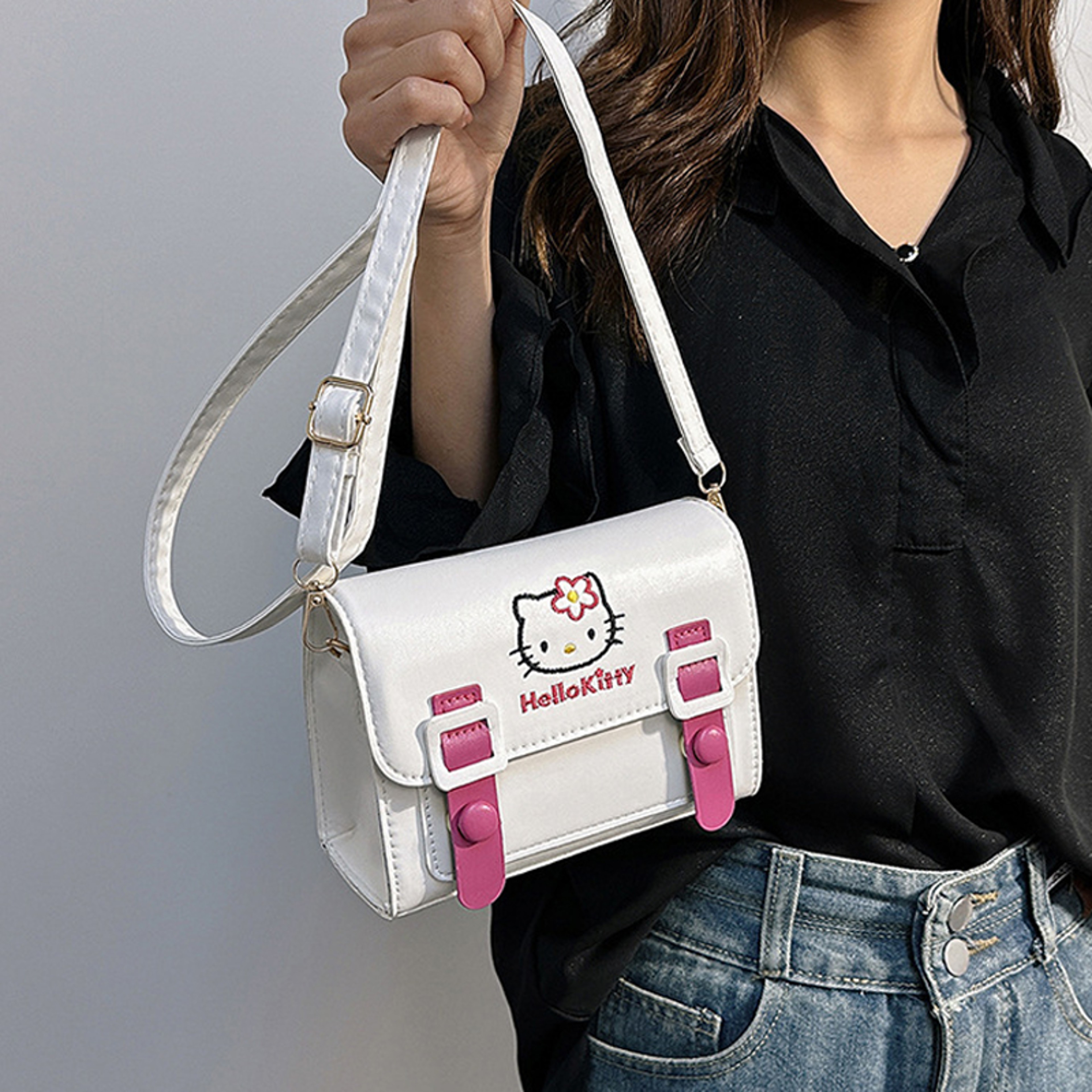 Hello Kitty Melody Kuromi Cinnamon Girls Women Luxury Brand Bag, Anime Sanrio Crossbody Bags, High Quality Designer Bags – view 1