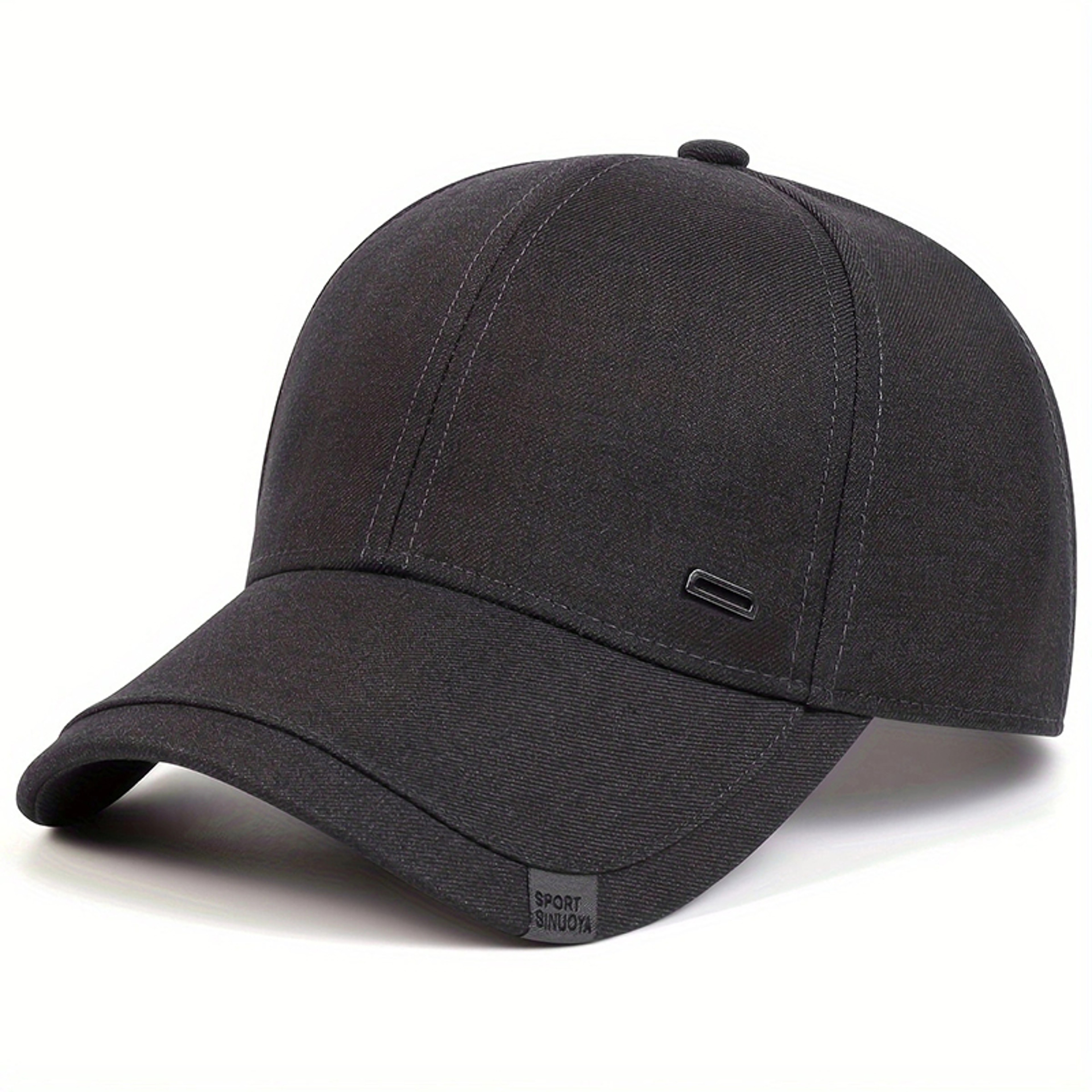 Adjustable Casual Hats Sunscreen Hat Baseball Caps Spring Autumn Outdoor Unisex Square Silver Buckl 3
