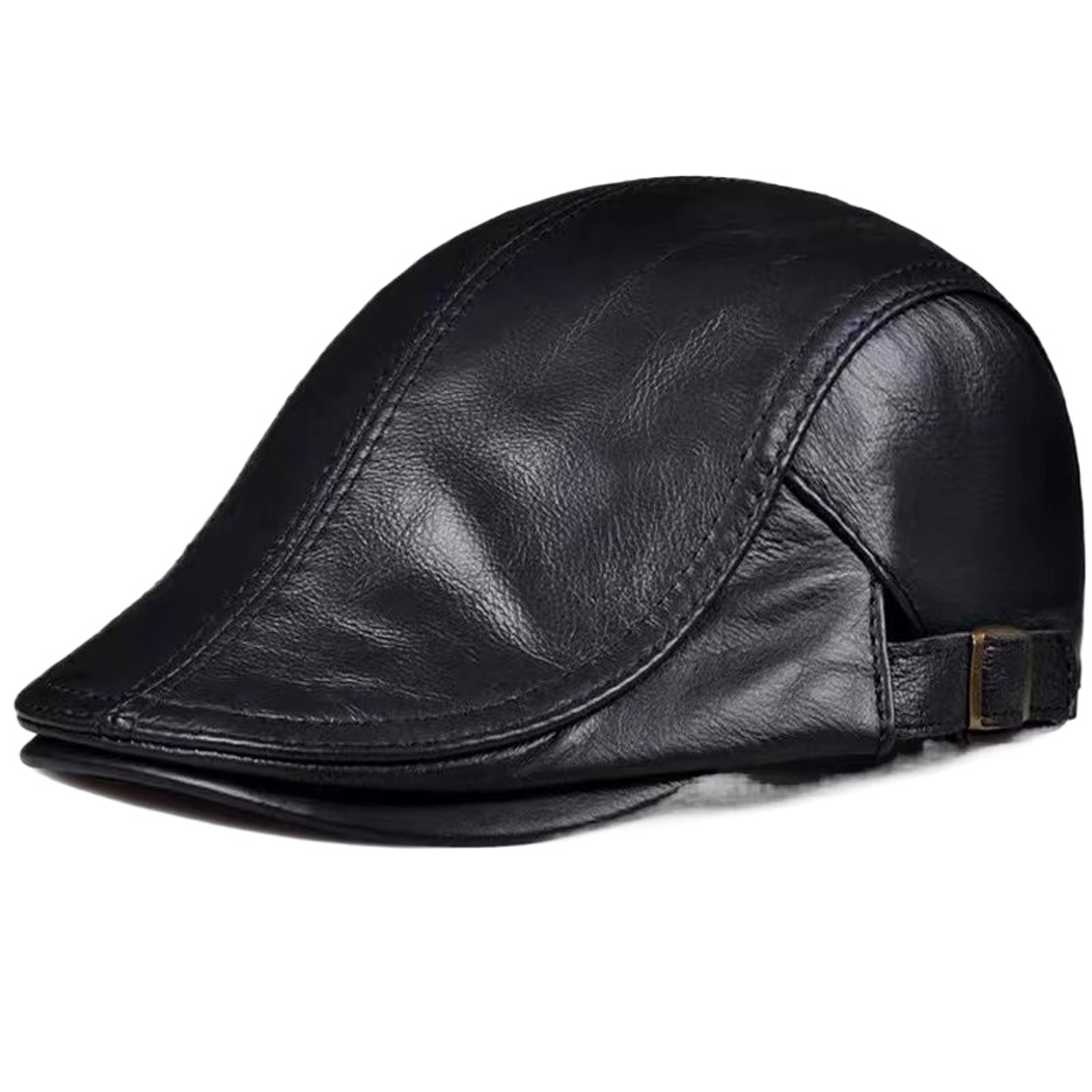 High Quality Retro Cap Thin PU Forward Hat High Four Seasons Wear Visors 0