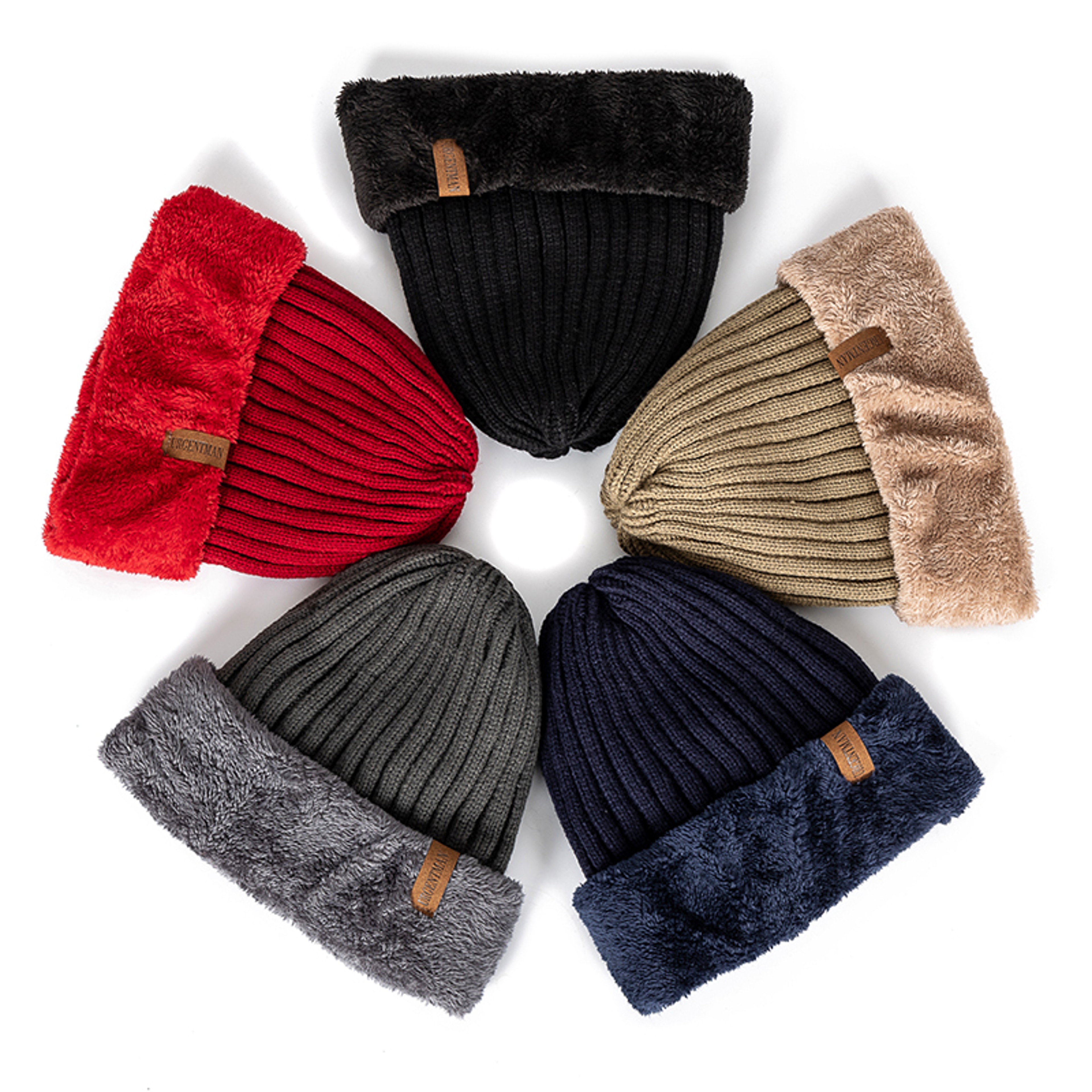 Warm Outdoor Knitted Hat, Stylish Beanie Hats For Men Women, New Unisex Thick Winter Hat Keep – view 6