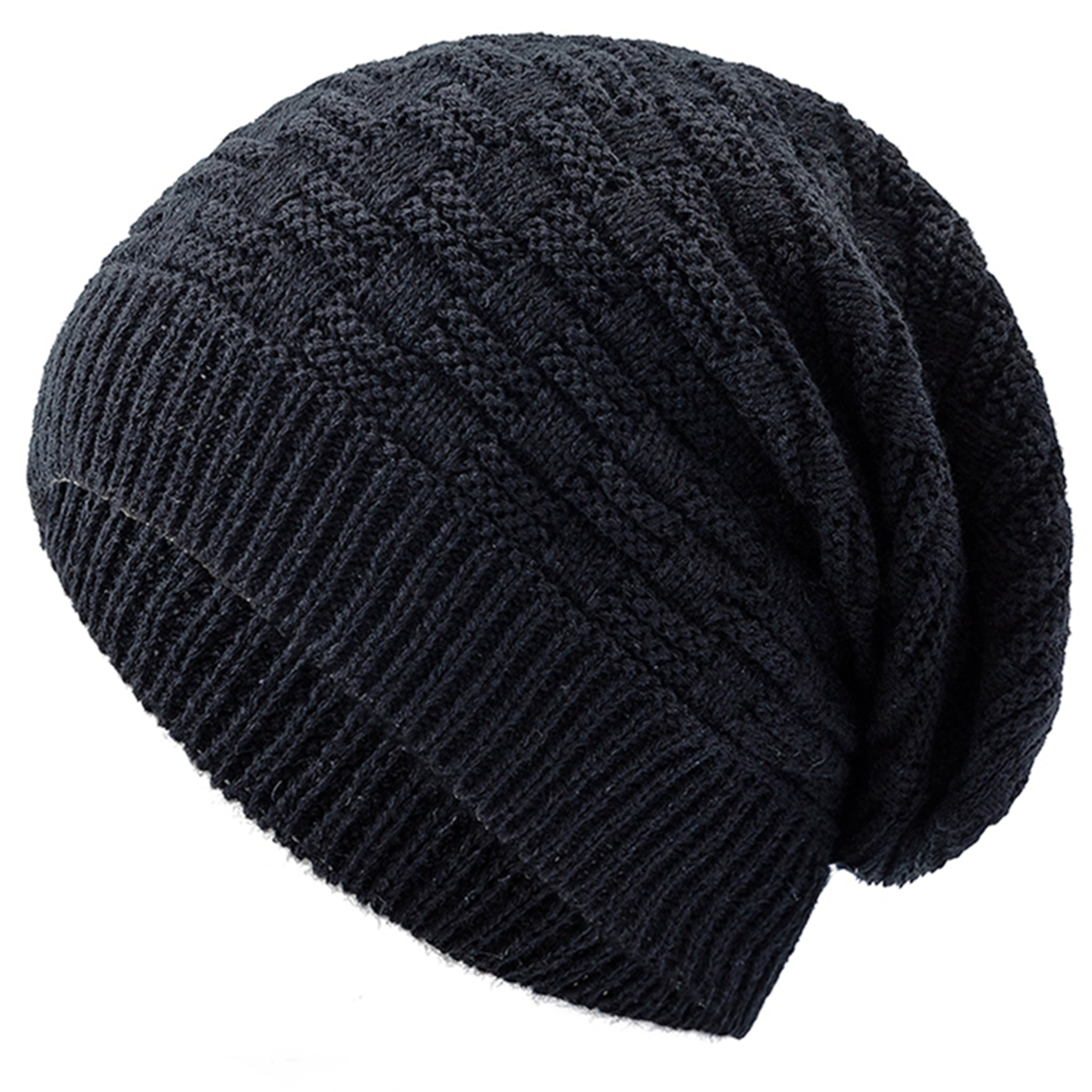 Casual Beanies For Men and Women, Unisex Slouchy Winter Hat Long, Size Knitted Hat, Solid Bonnet Cap – view 8