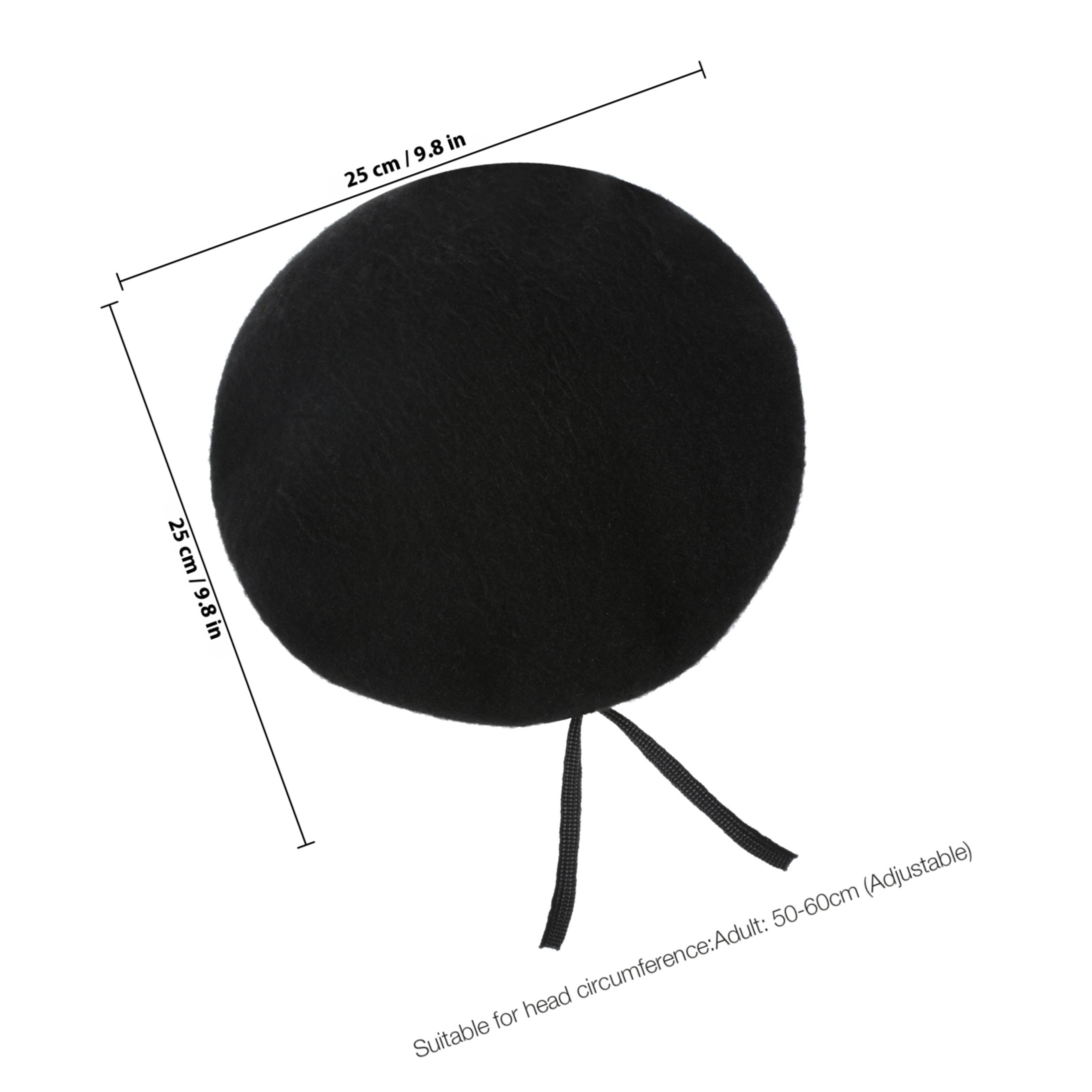 Spring Autumn Army Green Driving Peaked Cap, Men Women Warm Fashion Lightweight, Unisex Adjustable Pure Wool Beret Hat – view 8