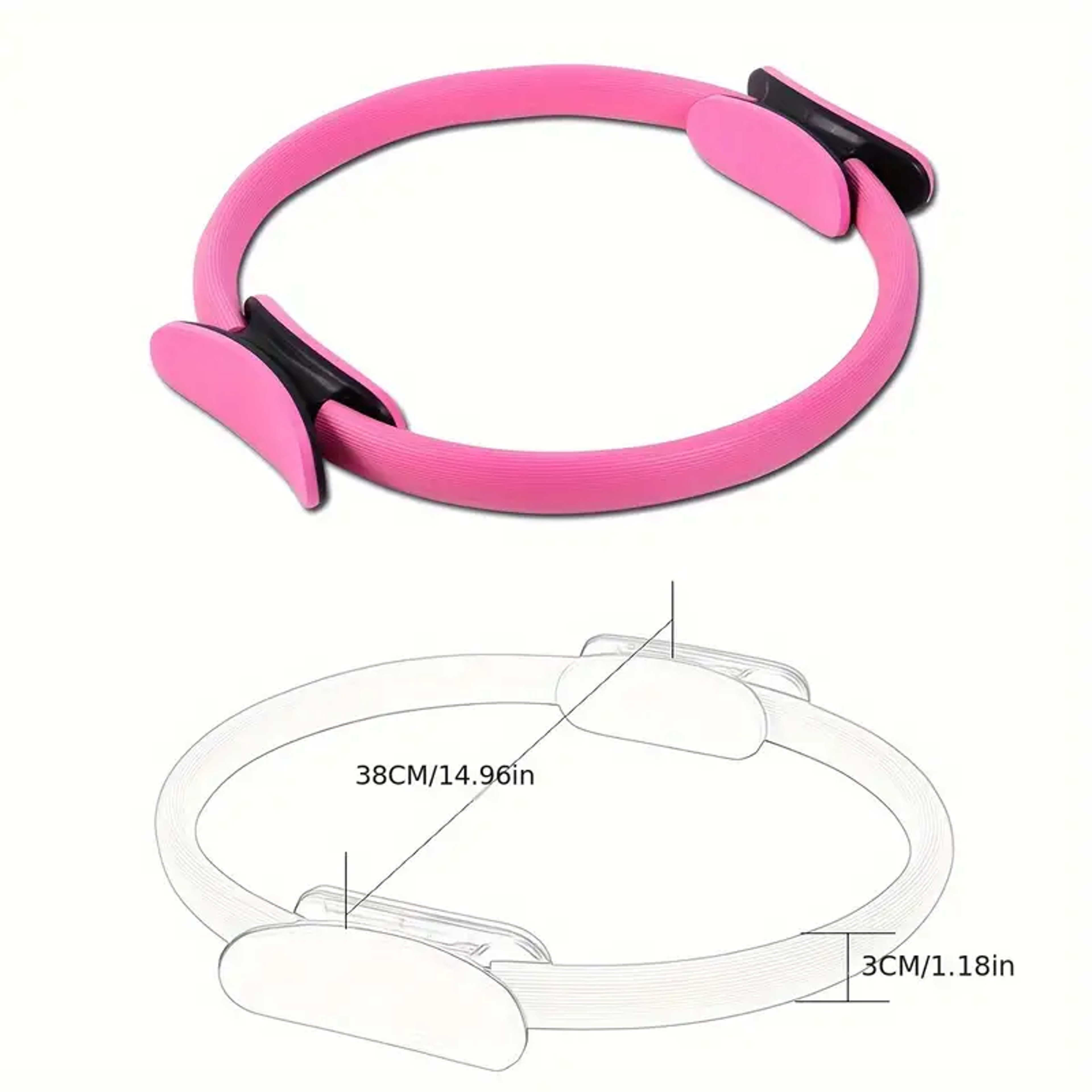 Circle Pilates Women Yoga Fitness Ring Elasticity Workout Pelvic Floor Muscle Girl Exercise Home Re 4