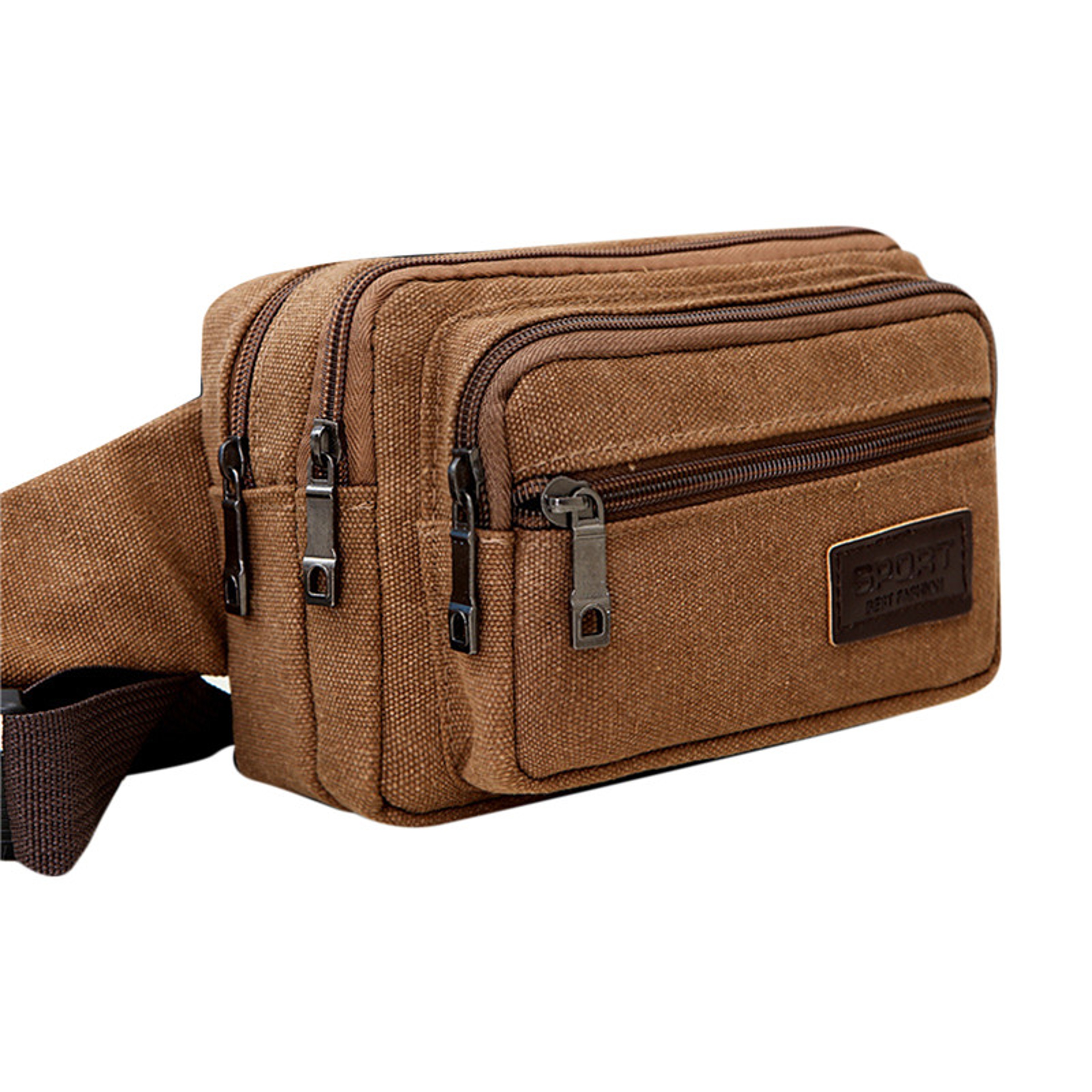 Outdoor Sports Waist Bag, Durable Multifunctional Canvas Waist Pack, High-Capacity Phone Purse – view 7