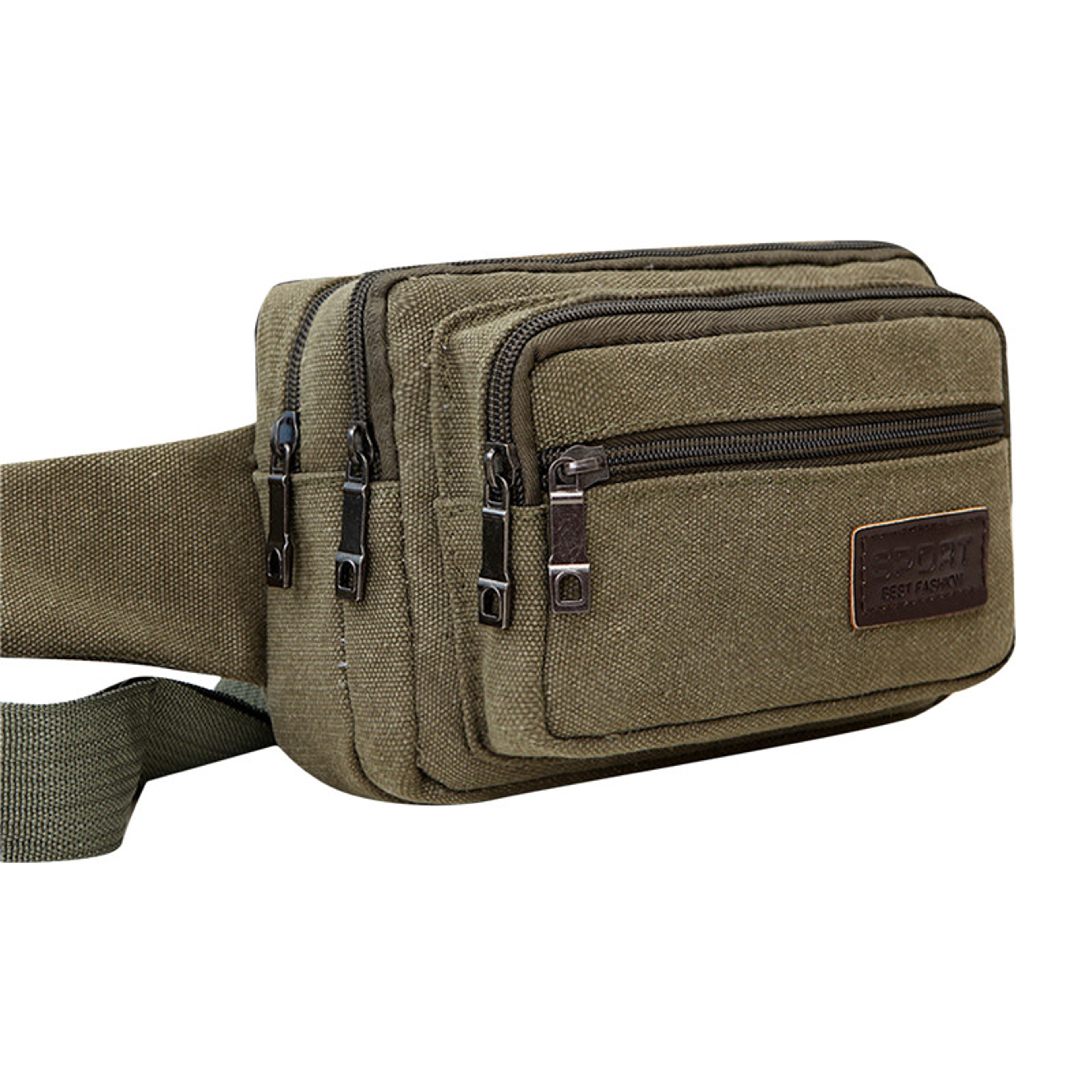 Outdoor Sports Waist Bag, Durable Multifunctional Canvas Waist Pack, High-Capacity Phone Purse – view 11