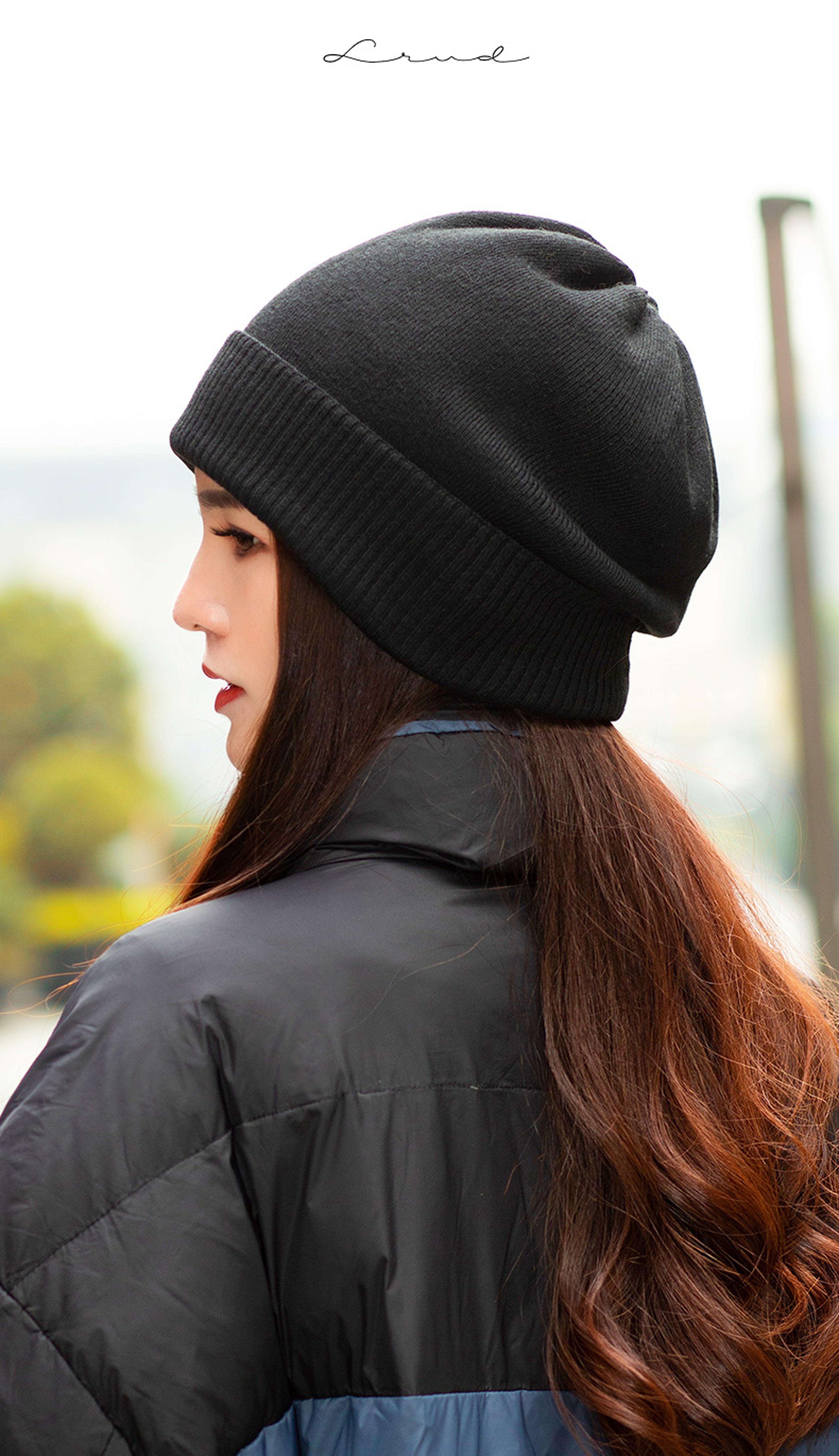 solid real cashmere beanies winter hat for woman acrylic hat woman Autumn Warm skullies for man Wholesales – view 9