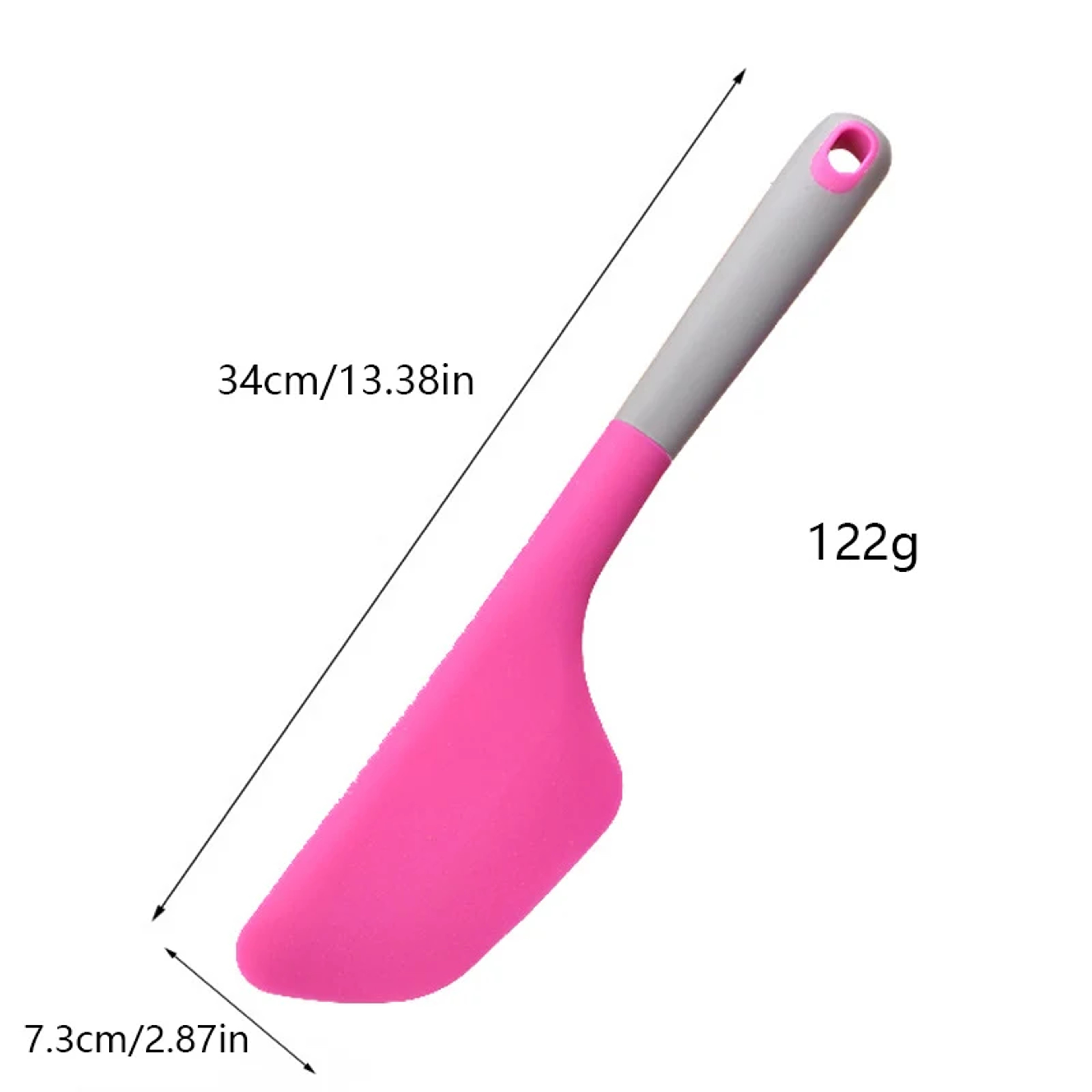 Large Baking Spatula NonStick Cream Butter Spatula Heat Resistant Cookie Chocolate Pastry Scraper K 6