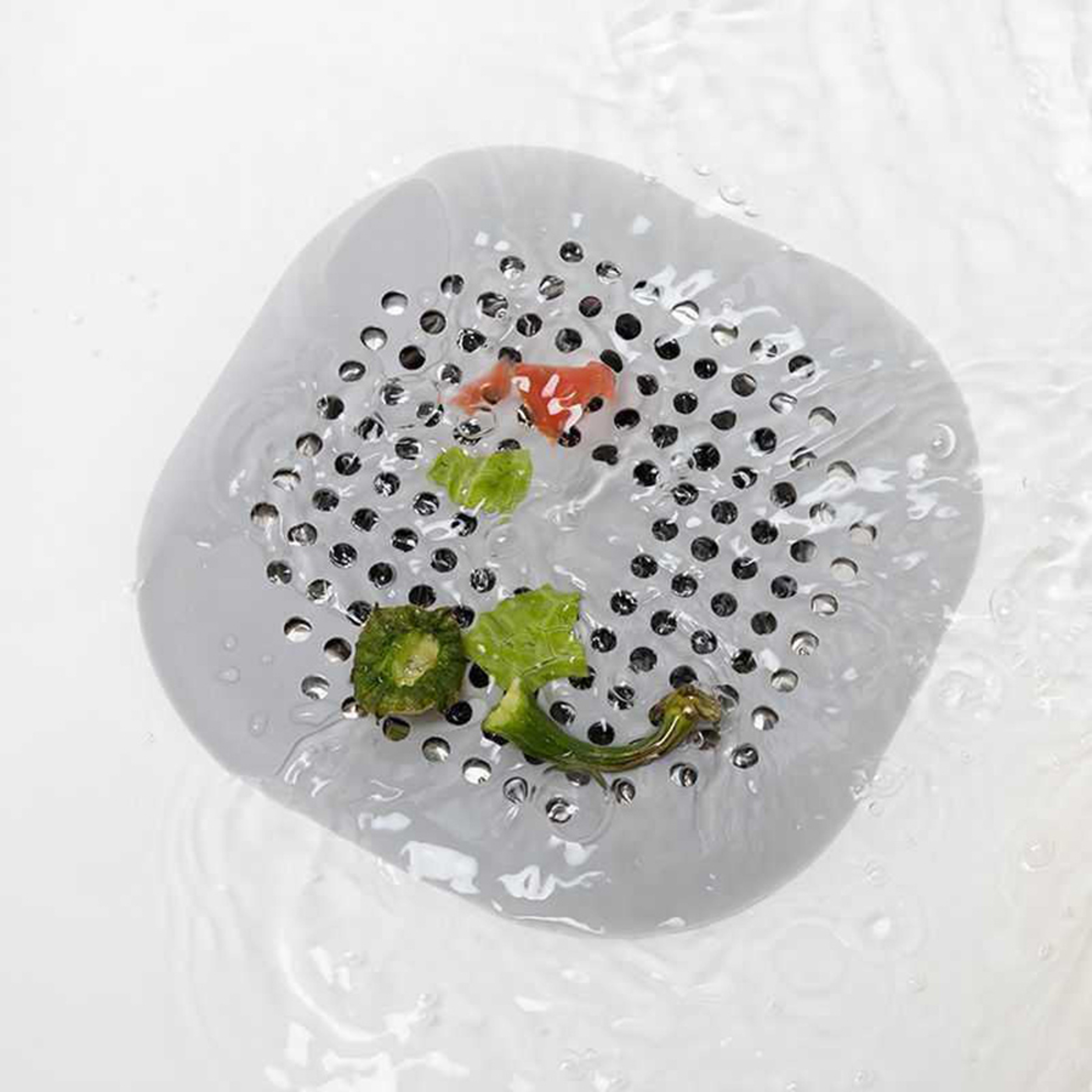 Floor Drain Mat, Square Silicone Floor Drain Sticker Bathroom, Sewer Hair Filter Drain Cover Home Bathroom – view 3