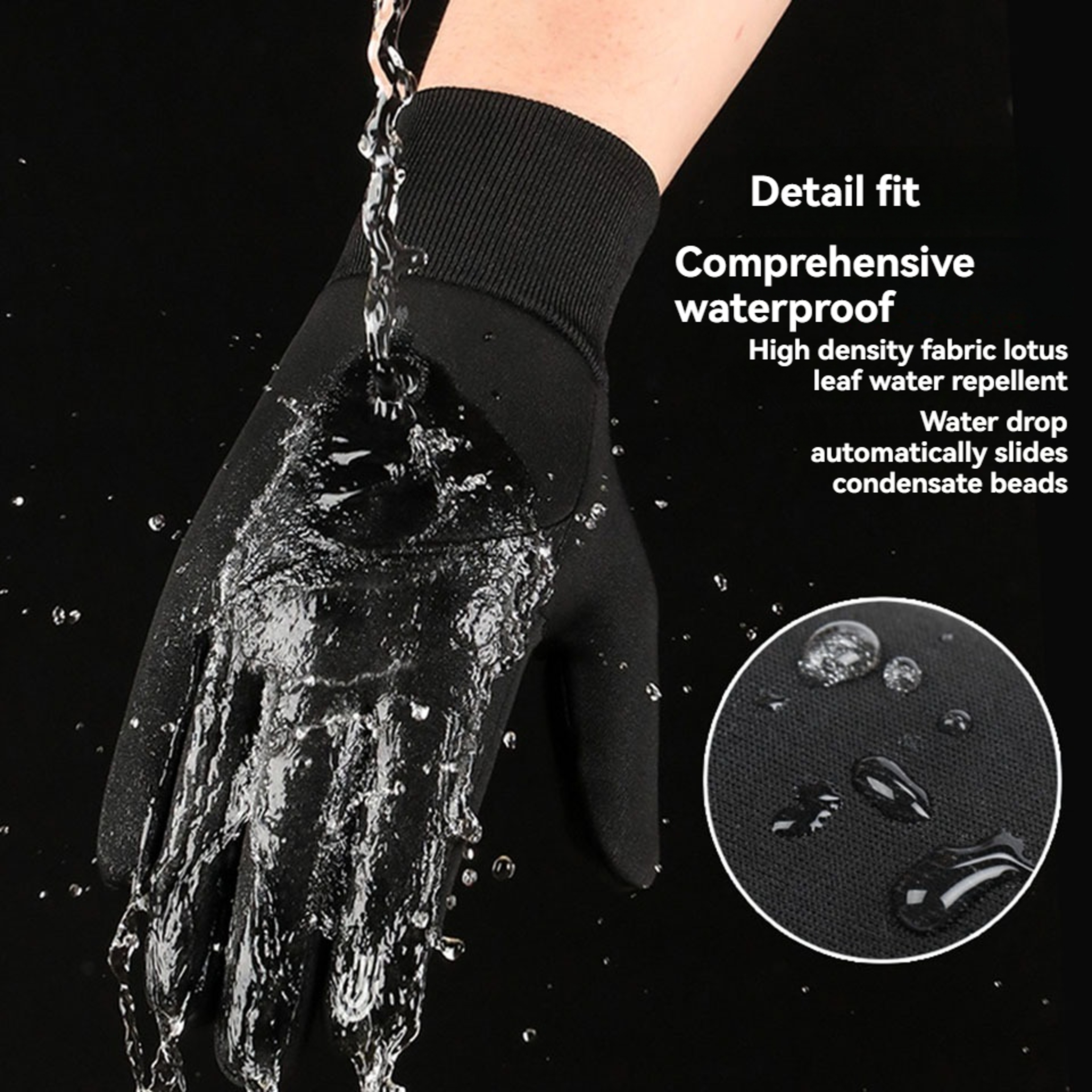 Motorcyclist Autumn Winter Warm Camping Gloves GTUBIKE Cycling Gloves For Men Women Waterproof Touc 4