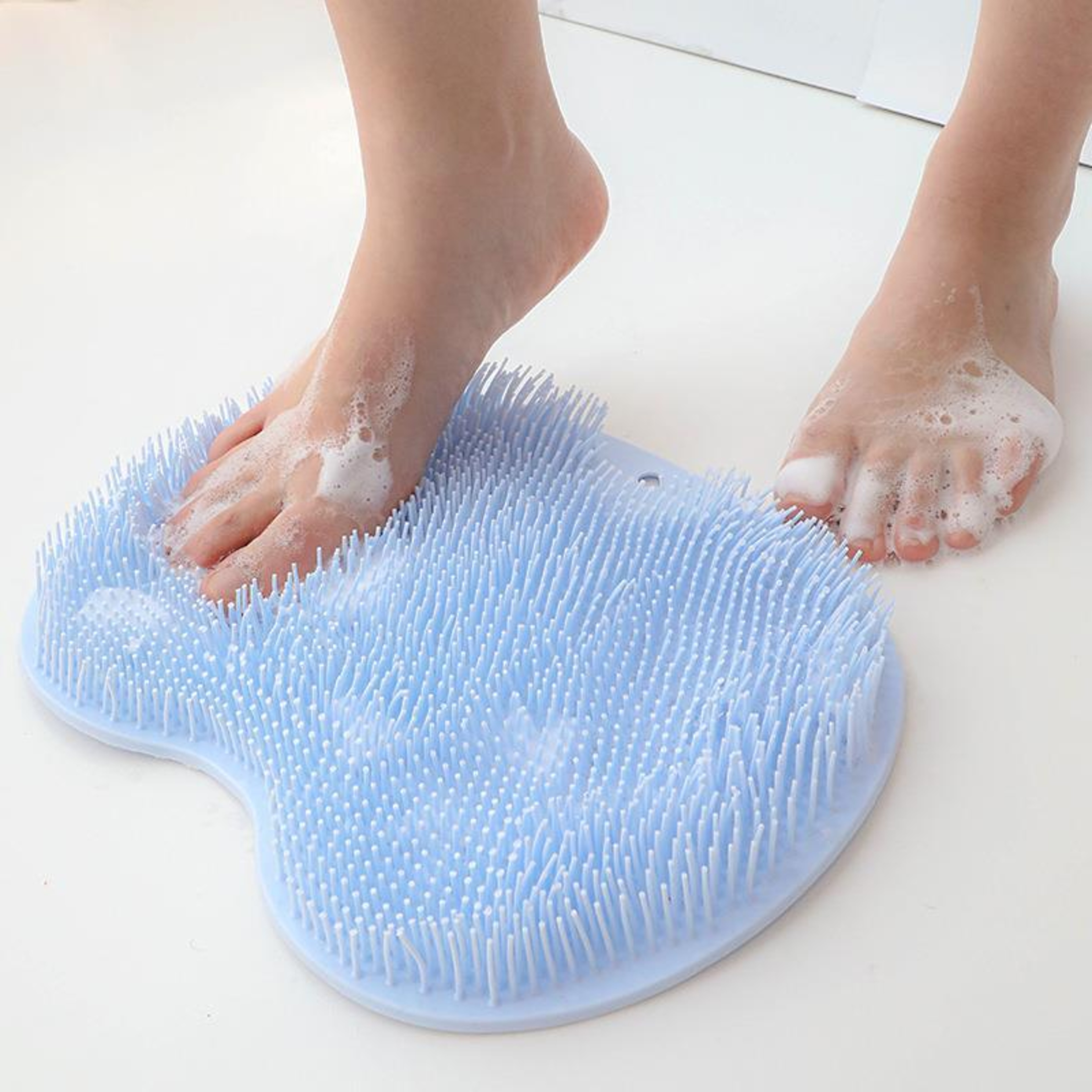 Anti-Slip Suction Cup Exfoliating Foot Brush and Back Scrubber - Body Dirt Removal Tool – view 8
