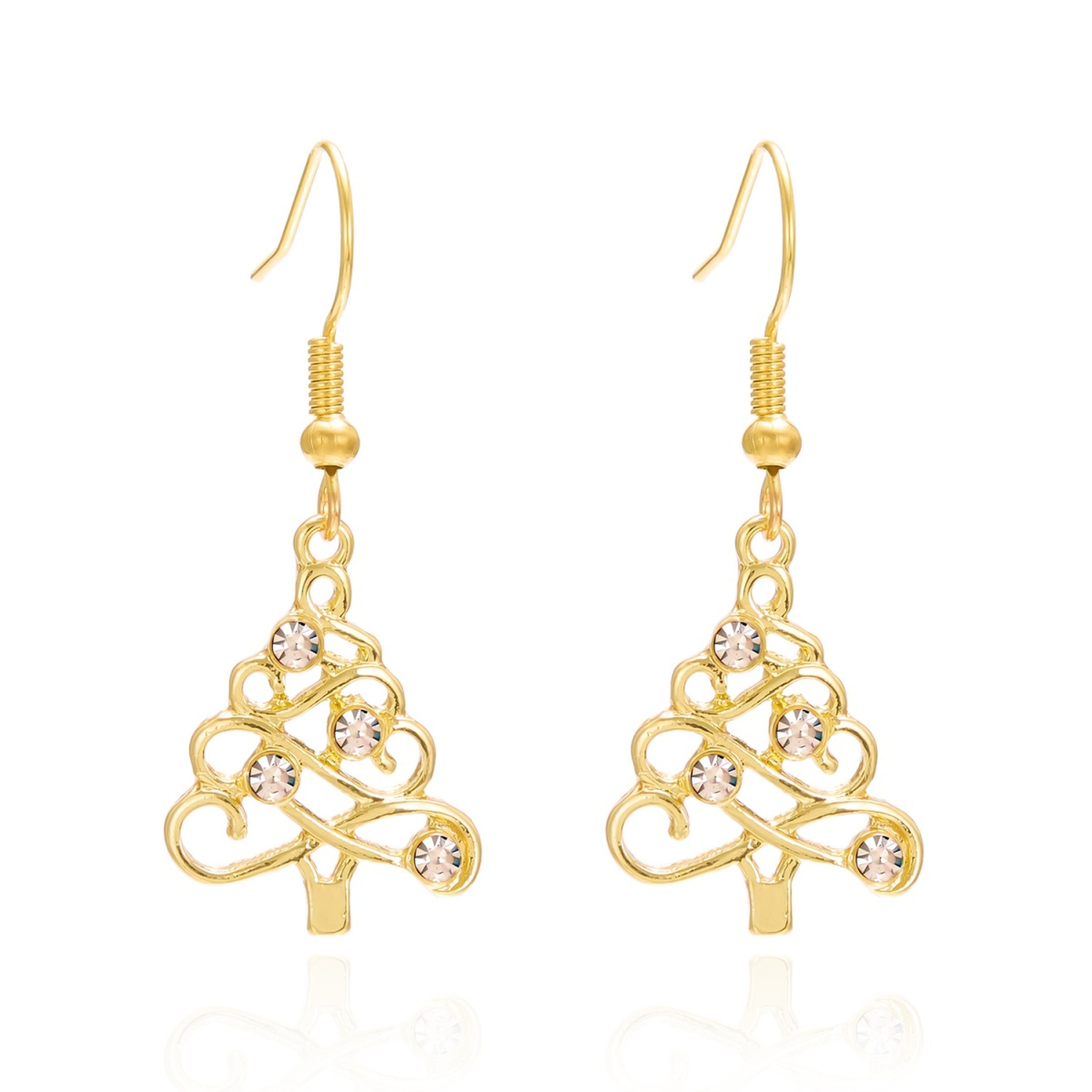 Classic Trendy Xmas Tree Drop Earrings for Holiday Jewelry Lovers Earring For Women Men Holiday Jewelry – view 2