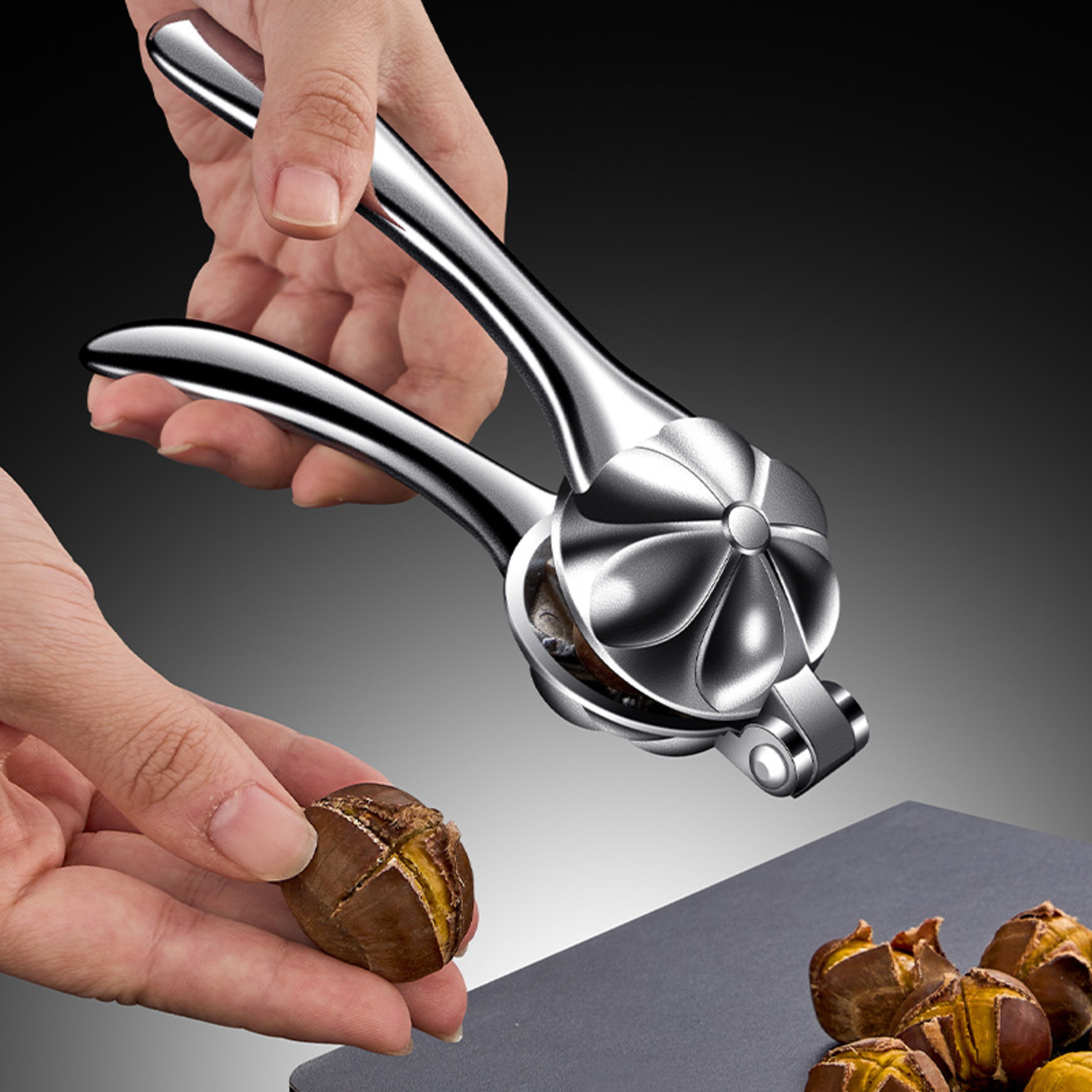Stainless Steel Chestnut Clip, Nut Cracker Sheller, Kitchen Tool Walnut Pliers Cutter Walnut Pliers Cutter Kitchen Tool – view 4